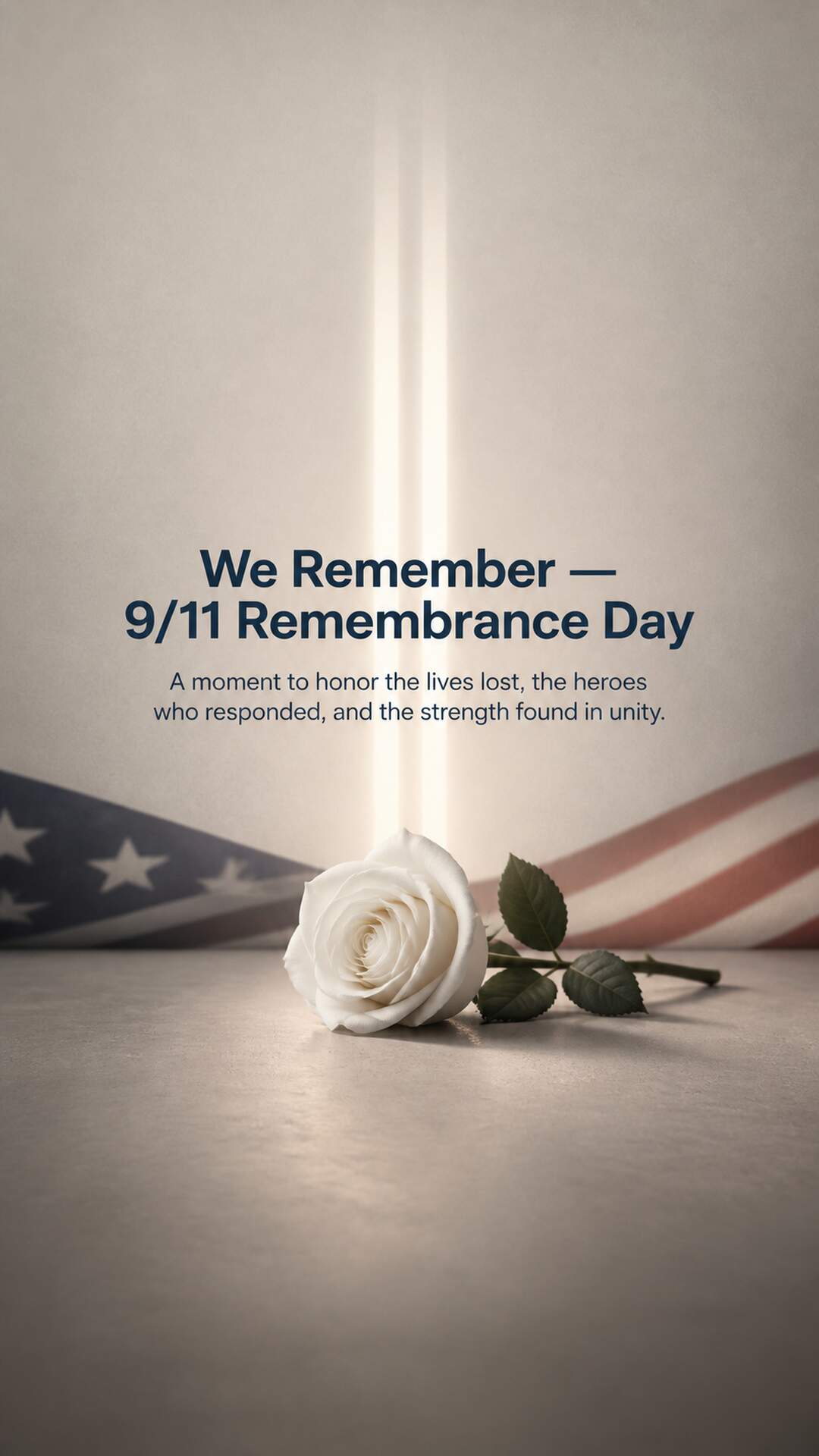 9/11 Remembrance Day - 9/11 Remembrance Day Invitation Template by Reel Invite