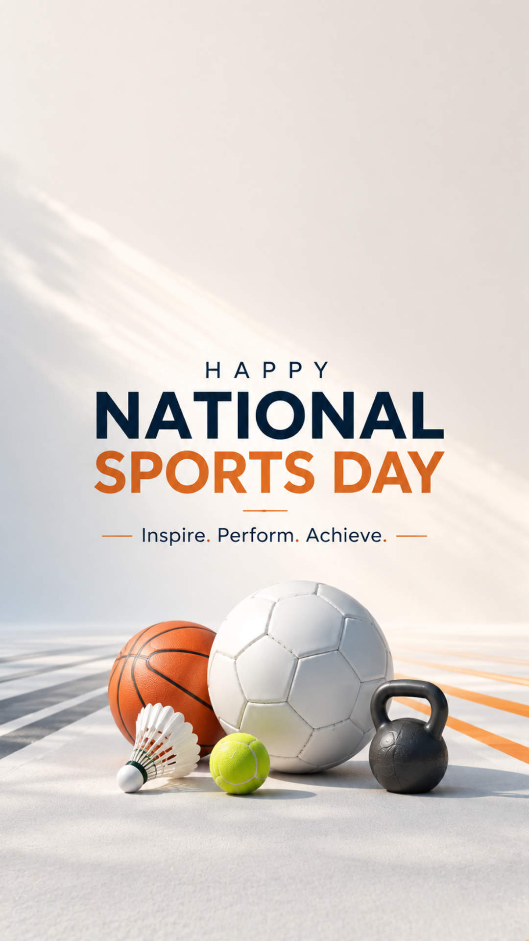 National Sports Day - National Sports Day Invitation Template by Reel Invite