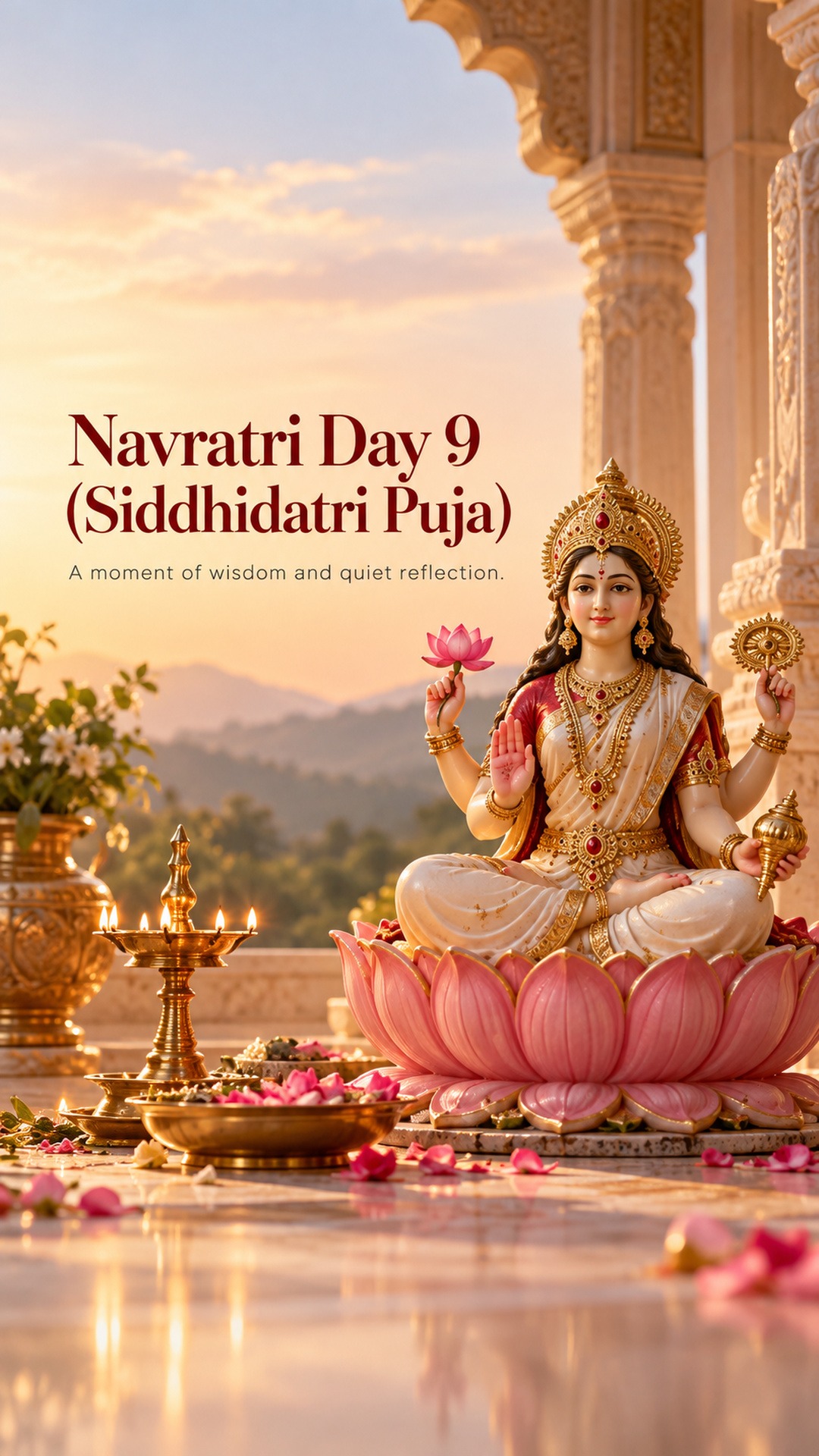 Navratri Day 9 (Siddhidatri Puja)