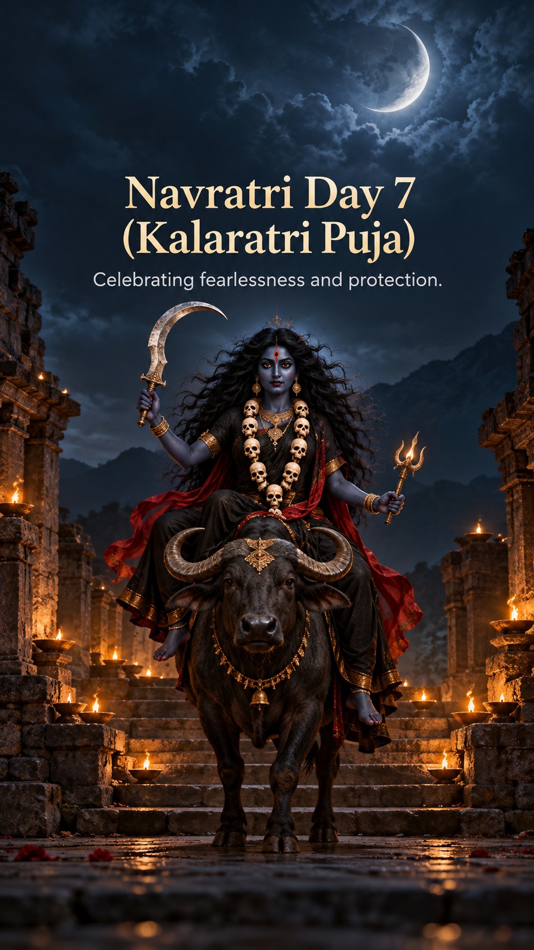 Navratri Day 7 (Kalaratri Puja)