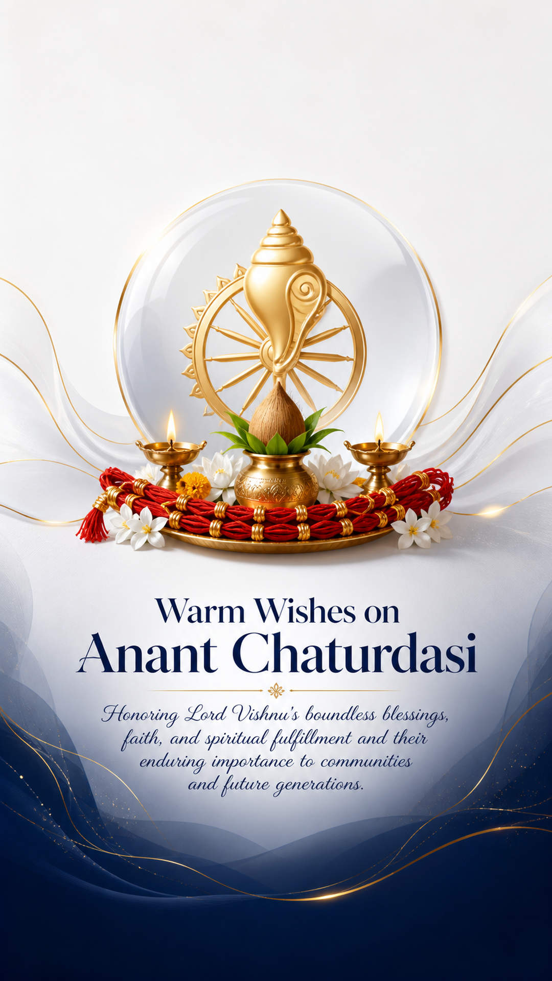 Anant Chaturdasi - Anant Chaturdasi Invitation Template by Reel Invite