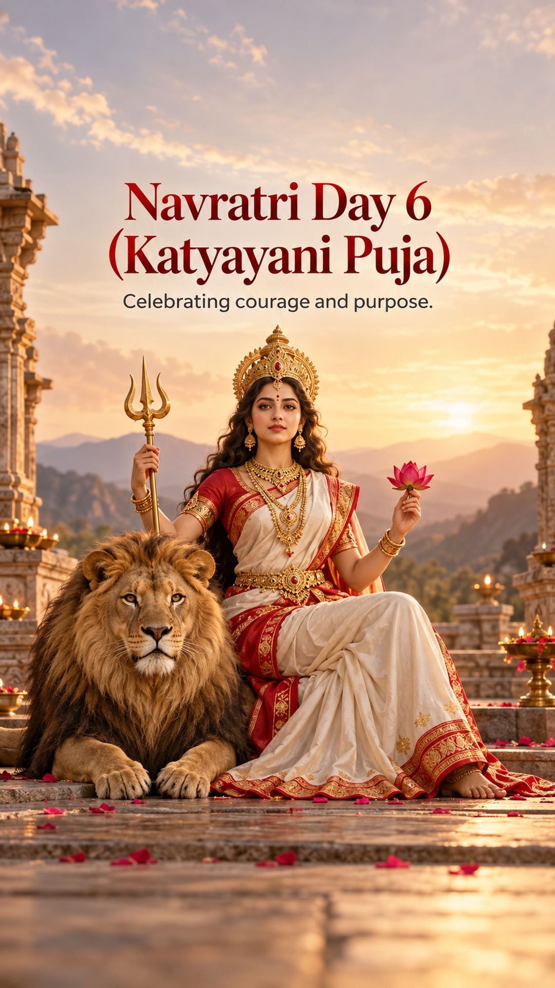 Navratri Day 6 (Katyayani Puja)