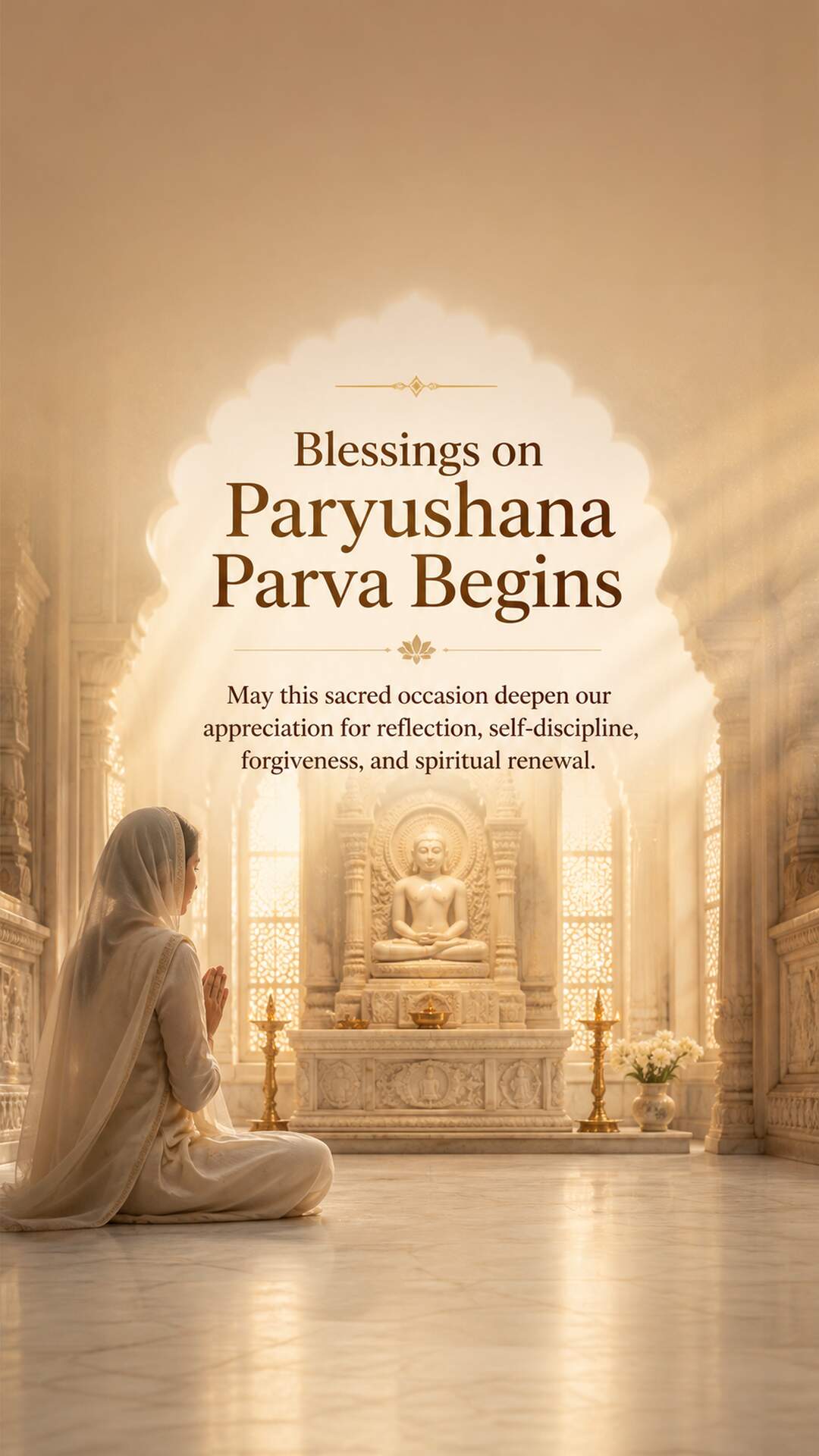 Paryushana Parva Begins - Paryushana Parva Begins Invitation Template by Reel Invite