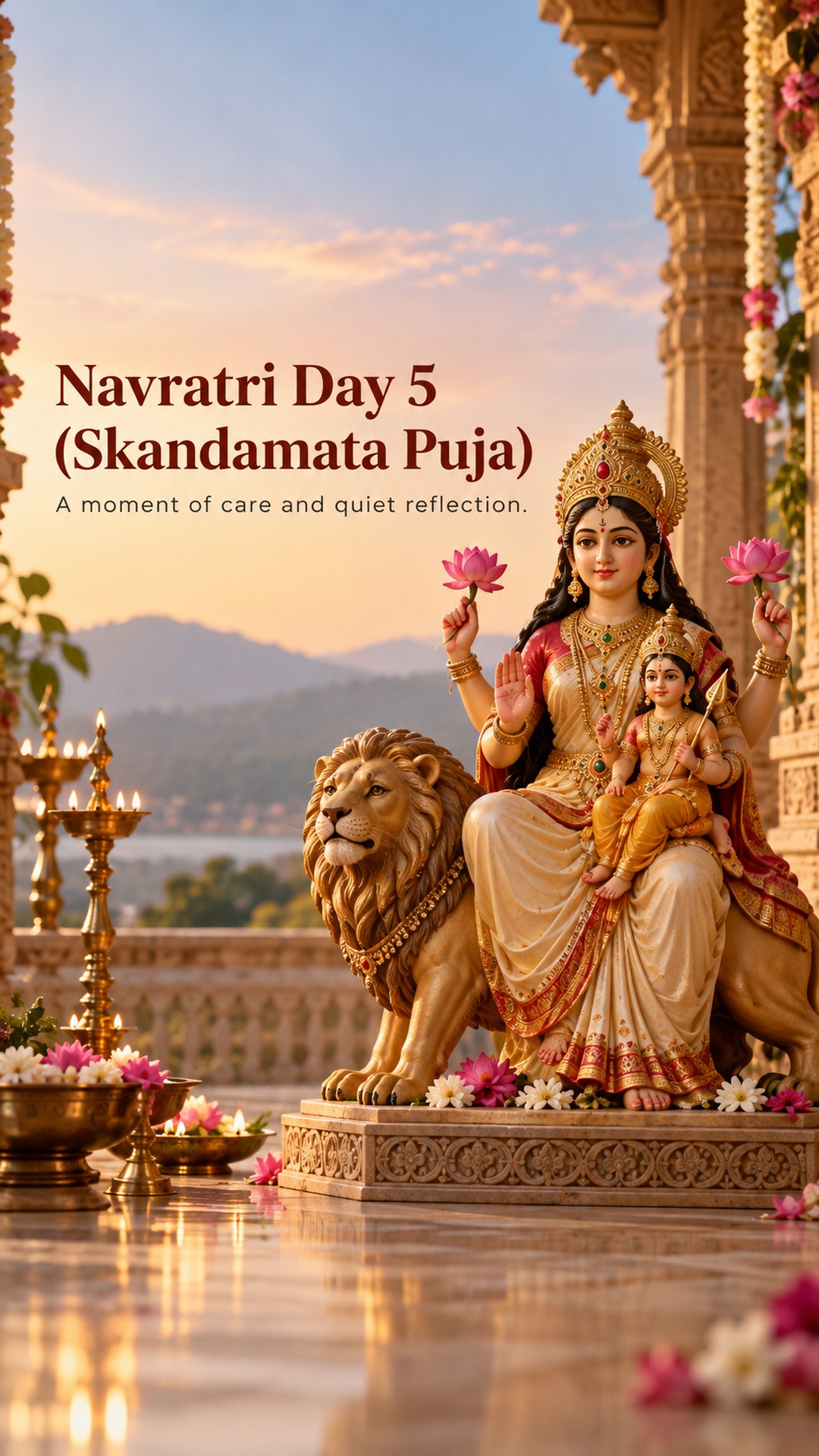 Navratri Day 5 (Skandamata Puja)