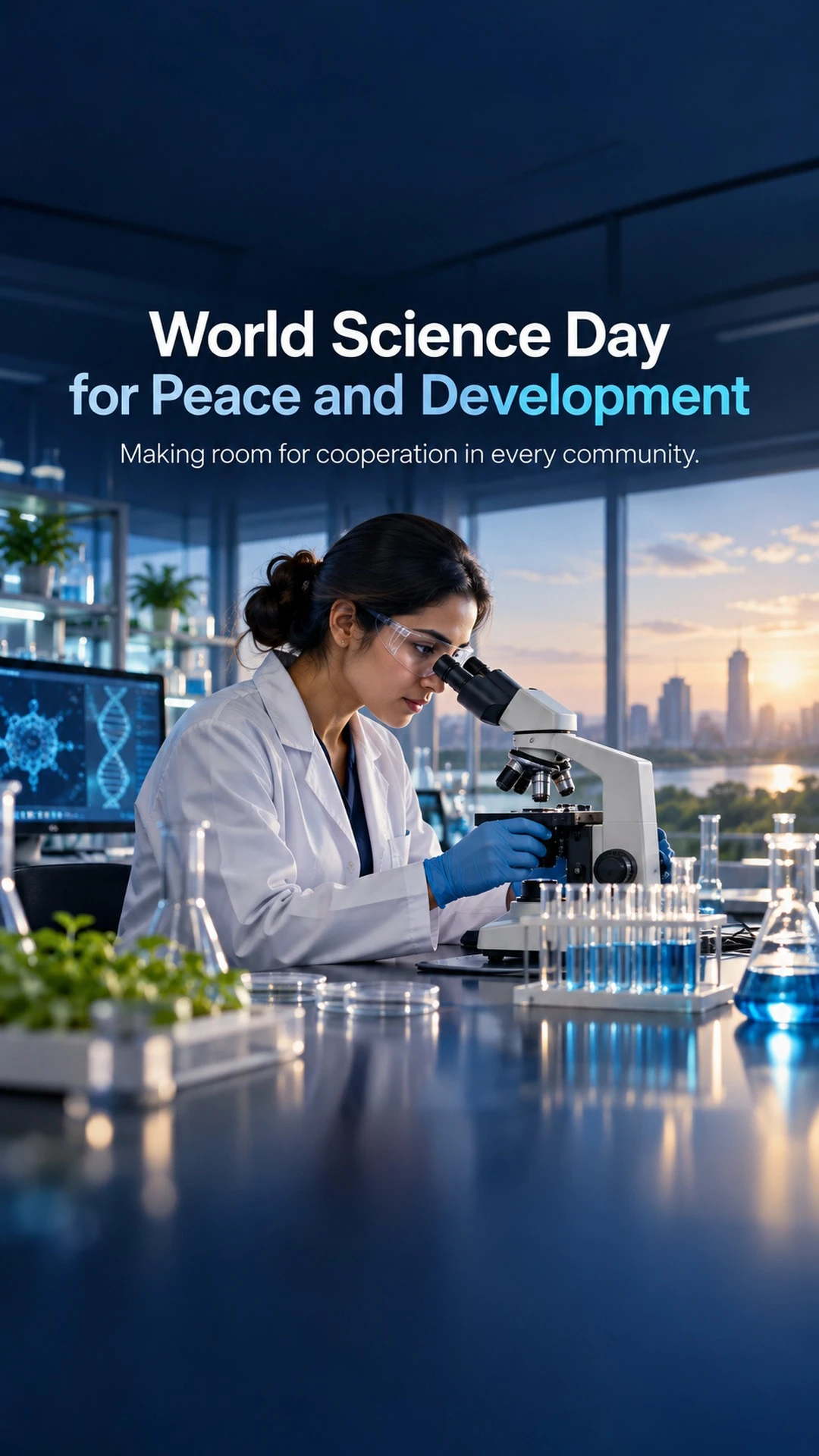 World Science Day for Peace and Development - World Science Day for Peace and Development Invitation Template by Reel Invite