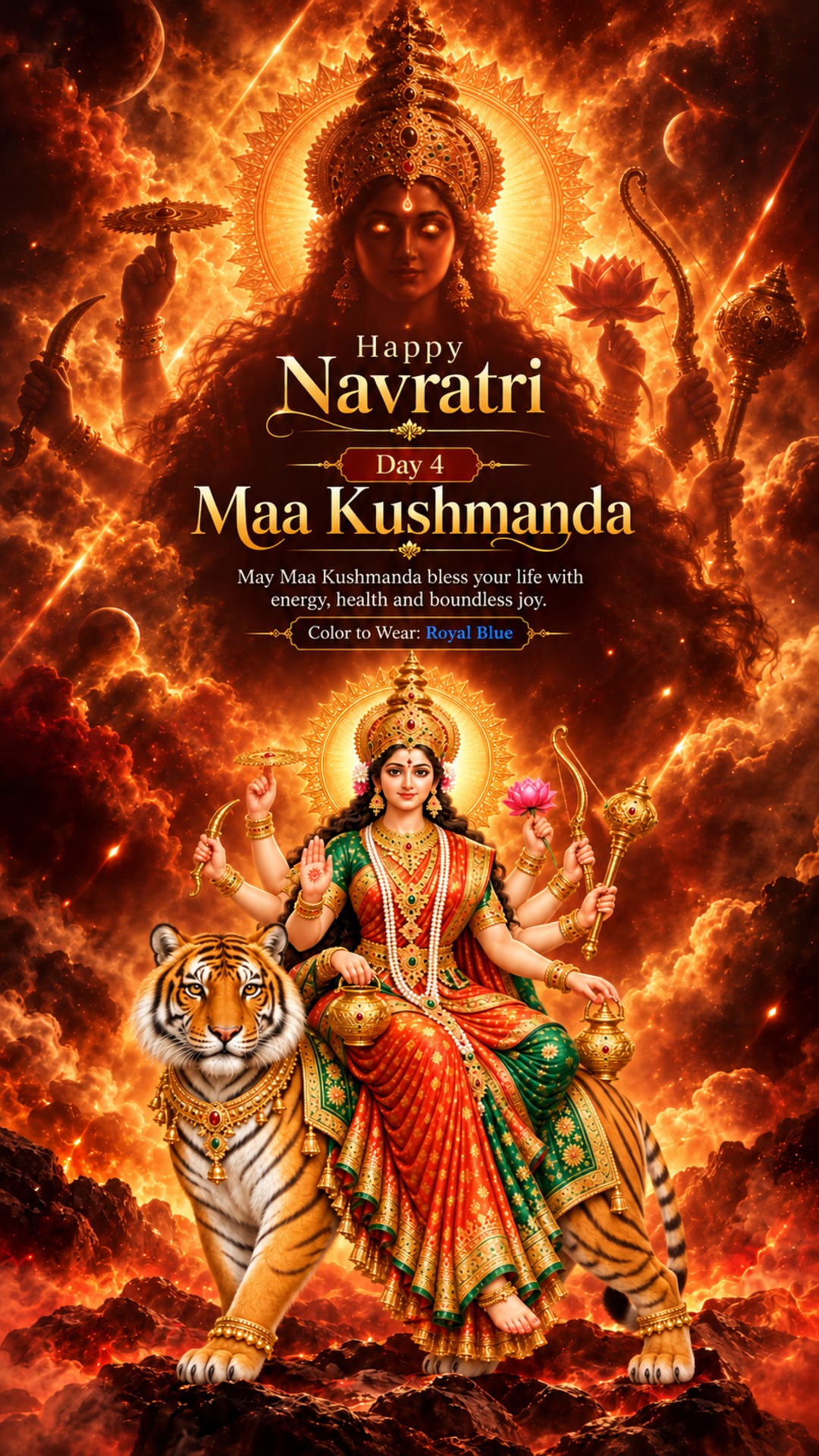 Navratri Day 4 (Kushmanda Puja)