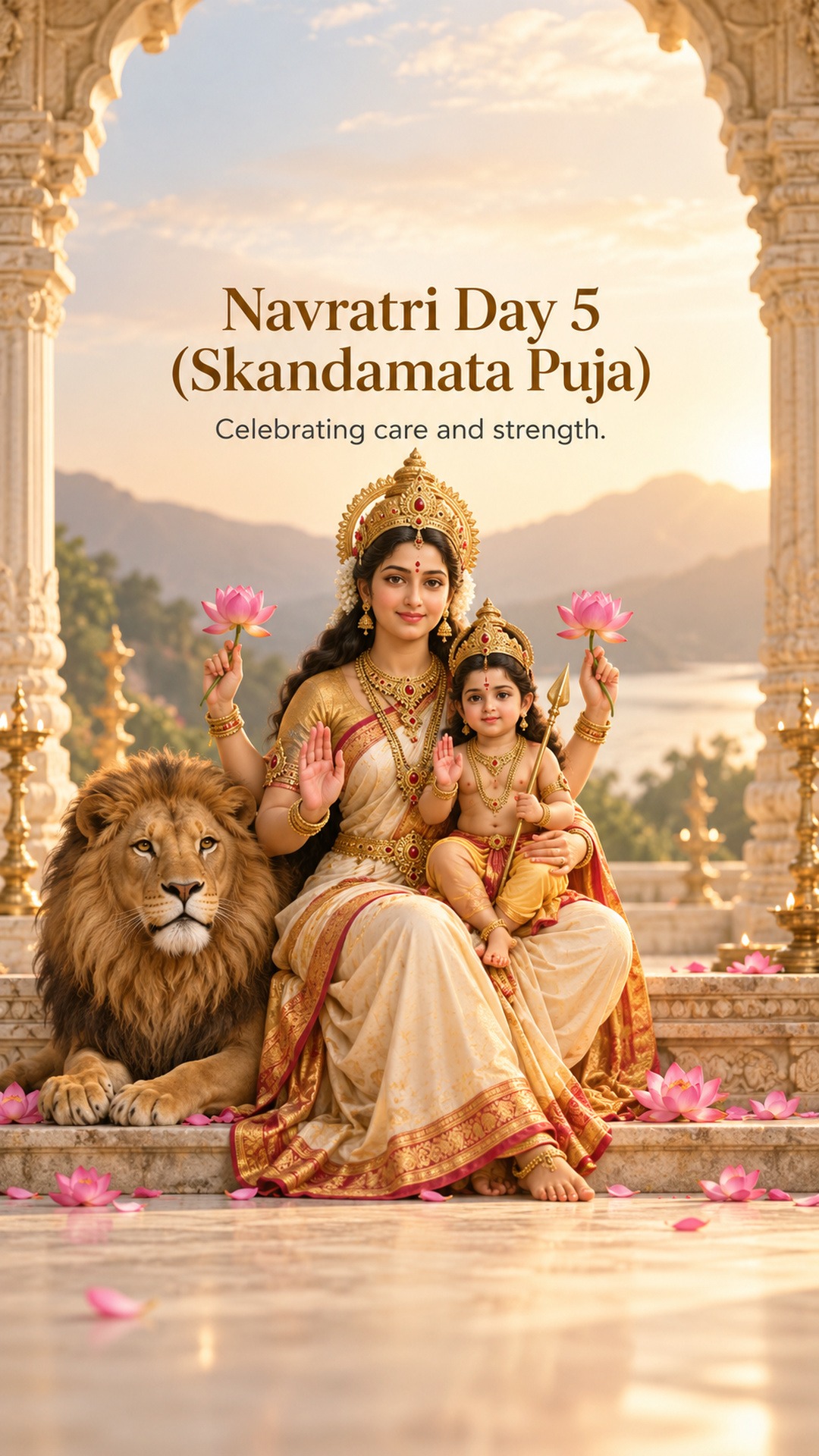 Navratri Day 5 (Skandamata Puja)