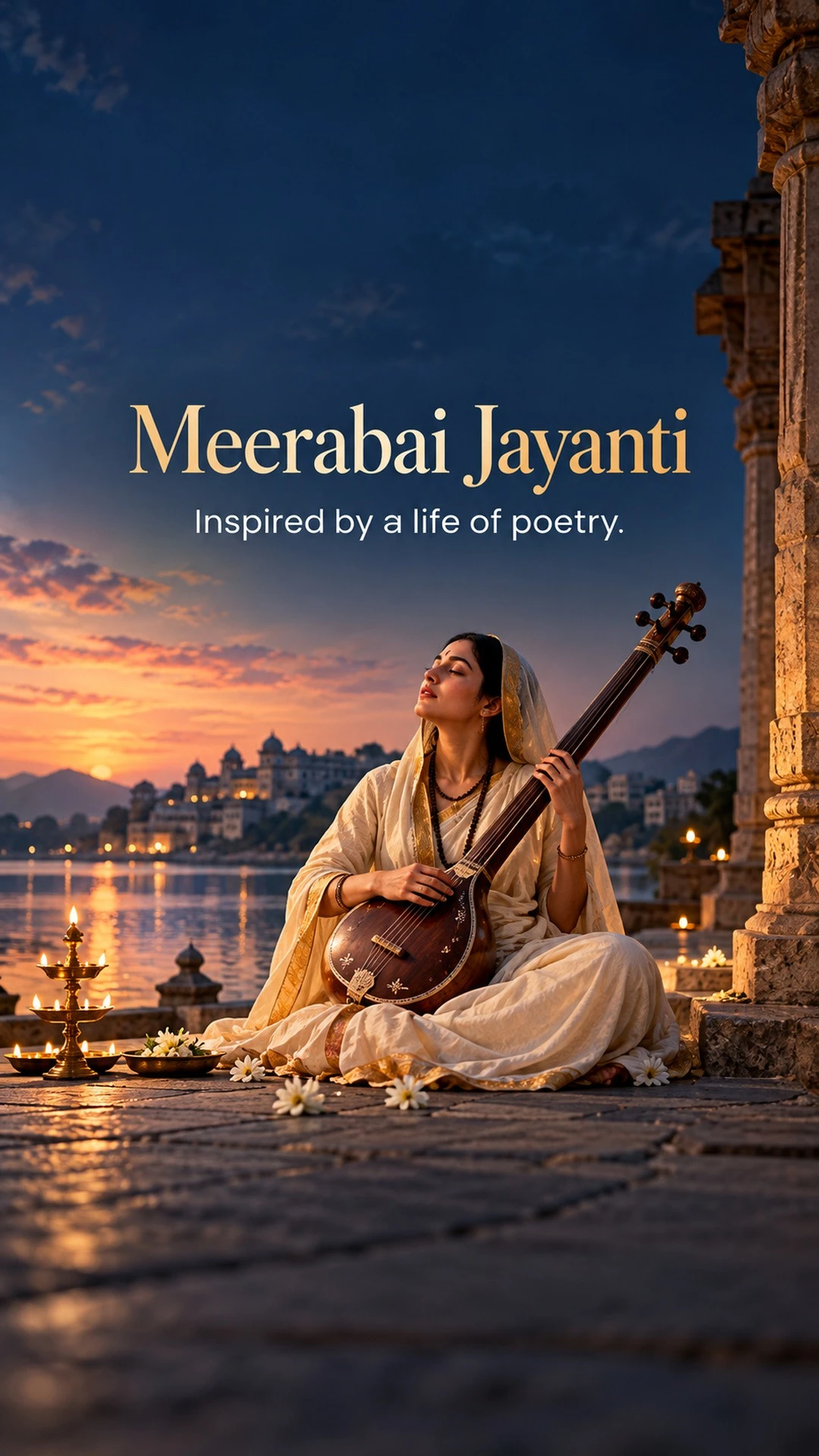 Meerabai Jayanti - Meerabai Jayanti Invitation Template by Reel Invite