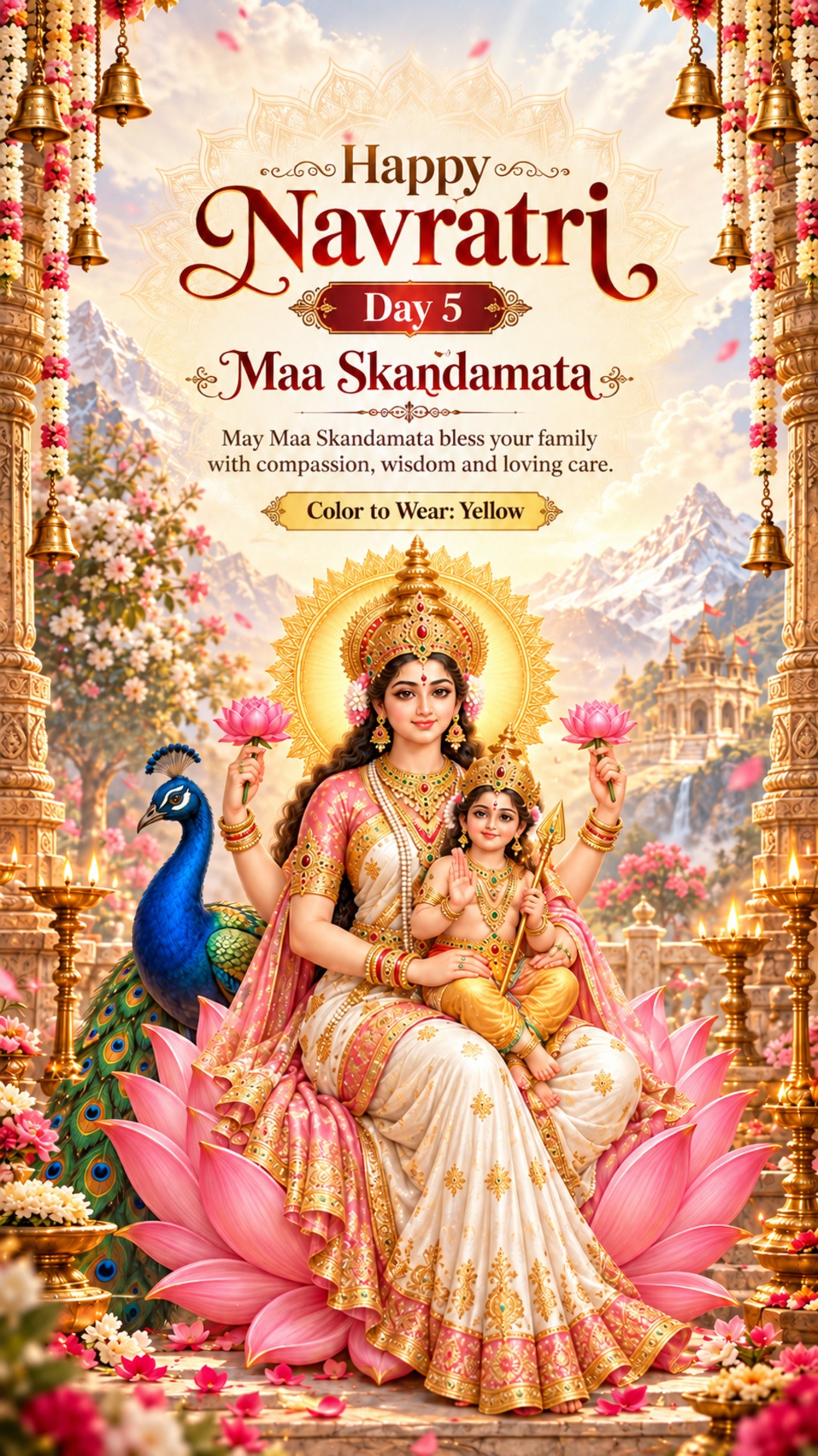Navratri Day 5 (Skandamata Puja)