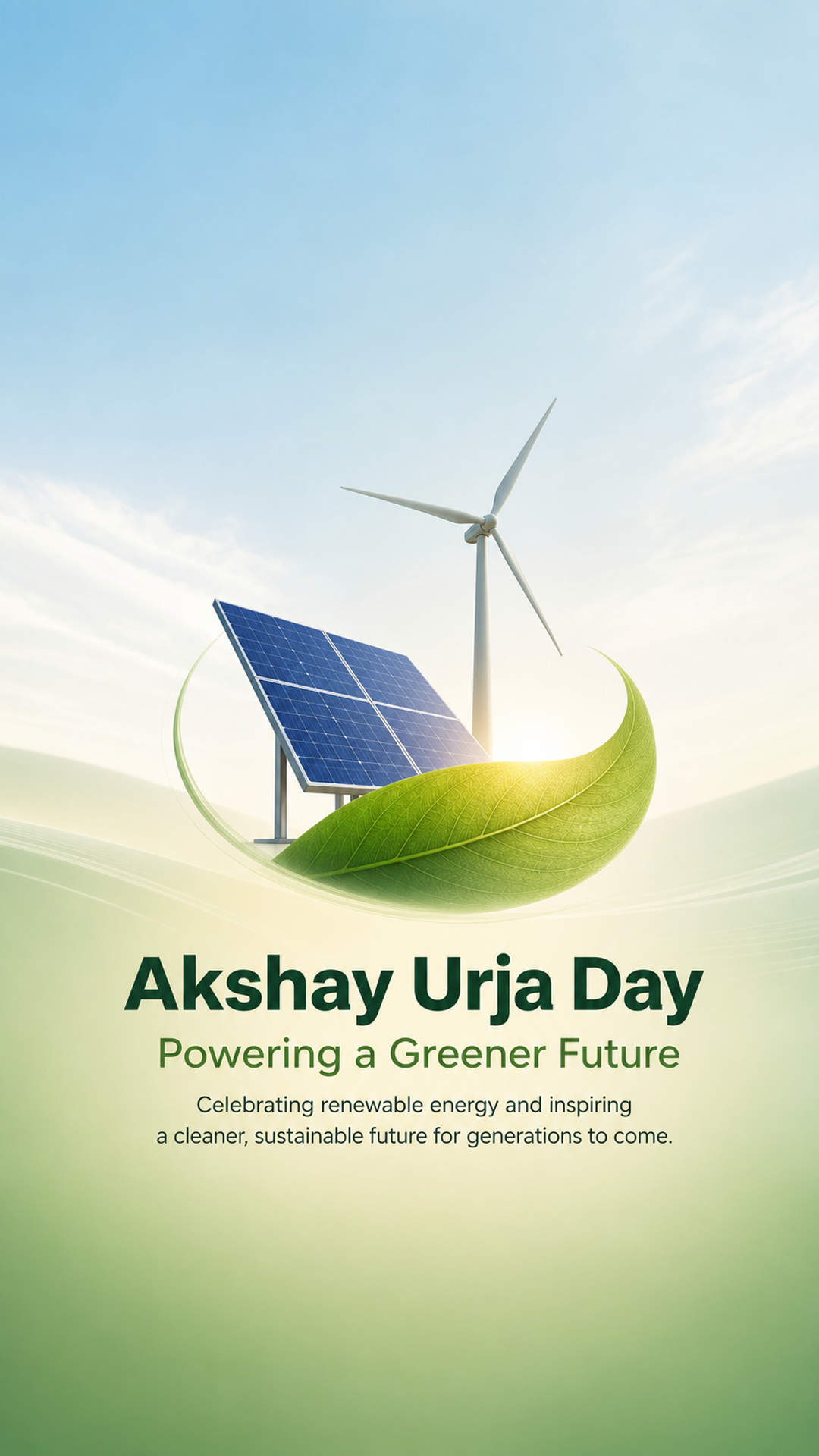 Akshay Urja Day - Akshay Urja Day Invitation Template by Reel Invite
