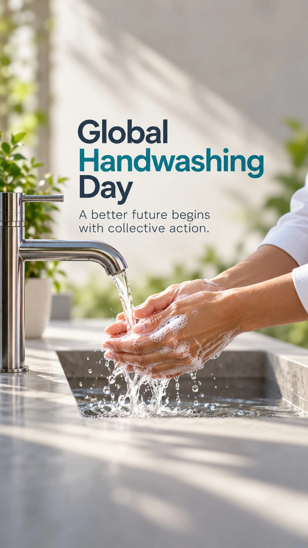 Global Handwashing Day - Global Handwashing Day Invitation Template by Reel Invite