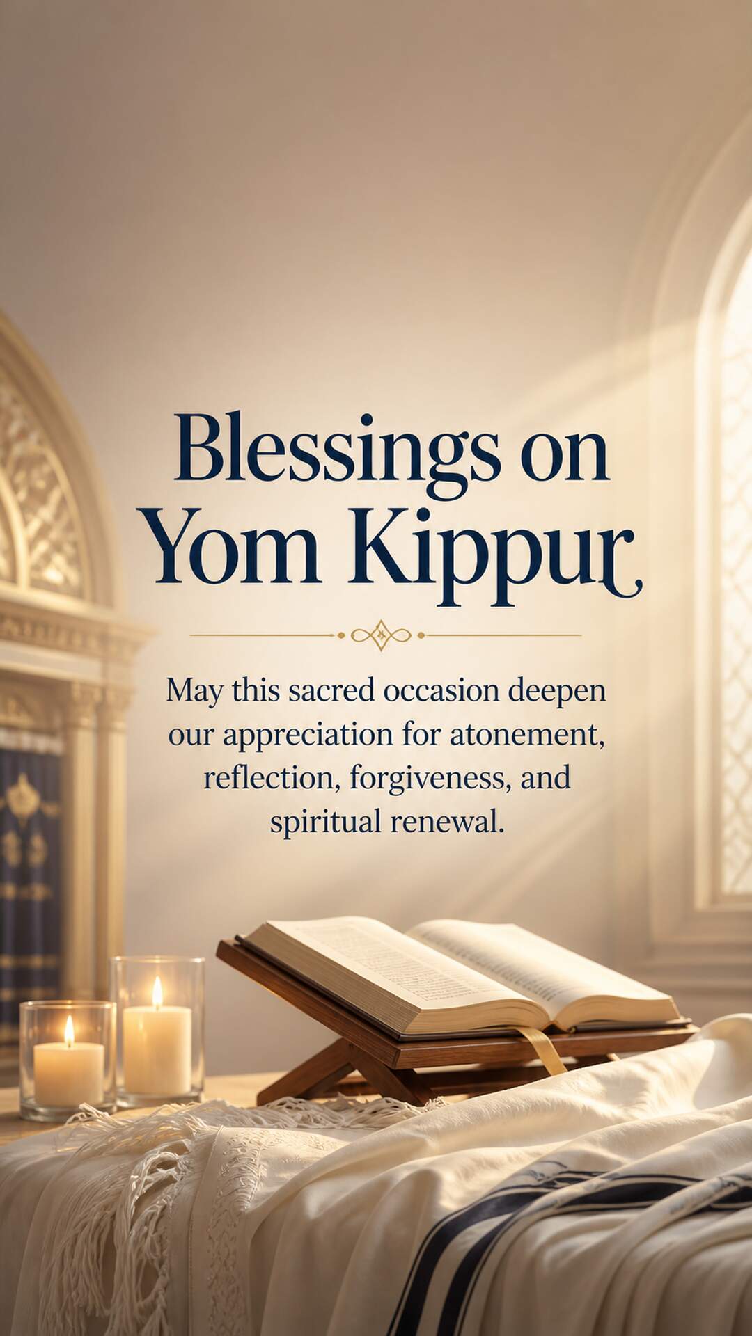 Yom Kippur - Yom Kippur Invitation Template by Reel Invite
