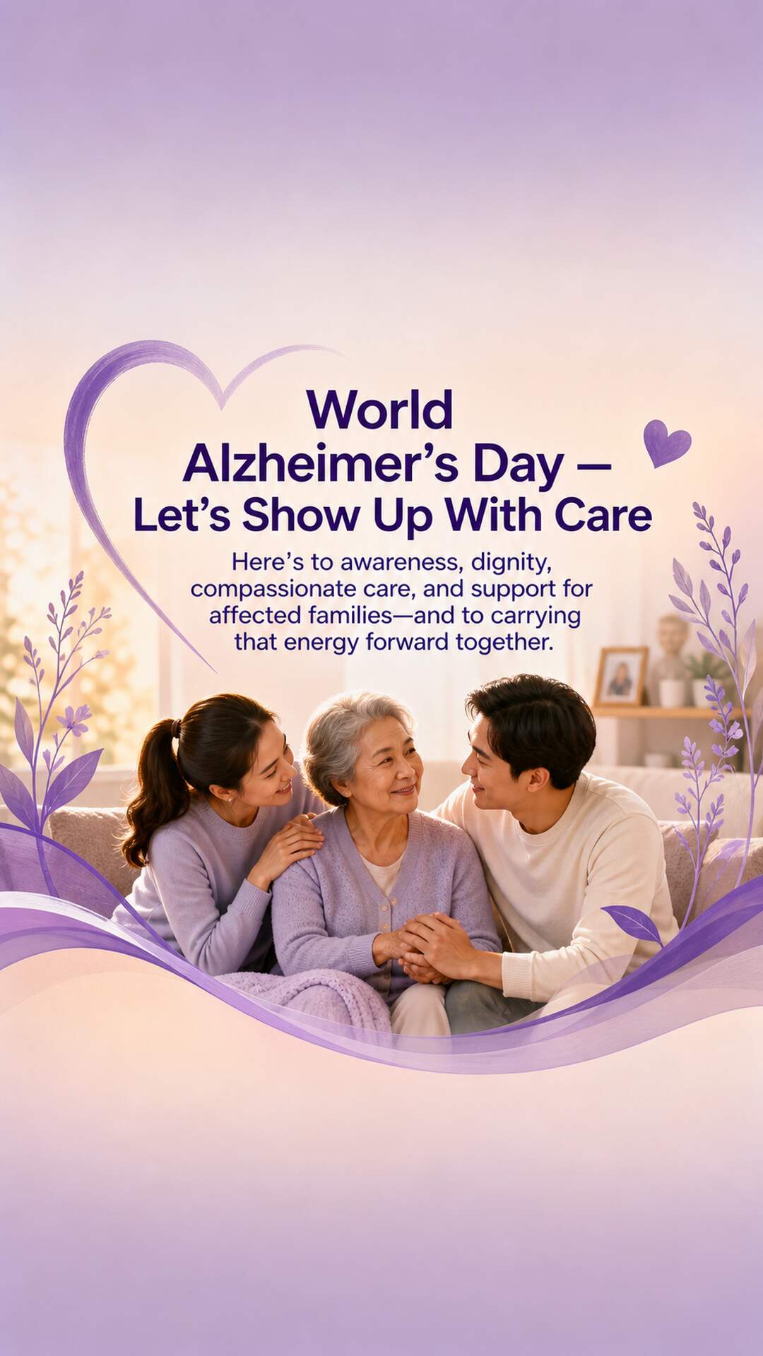 World Alzheimer's Day - World Alzheimer's Day Invitation Template by Reel Invite