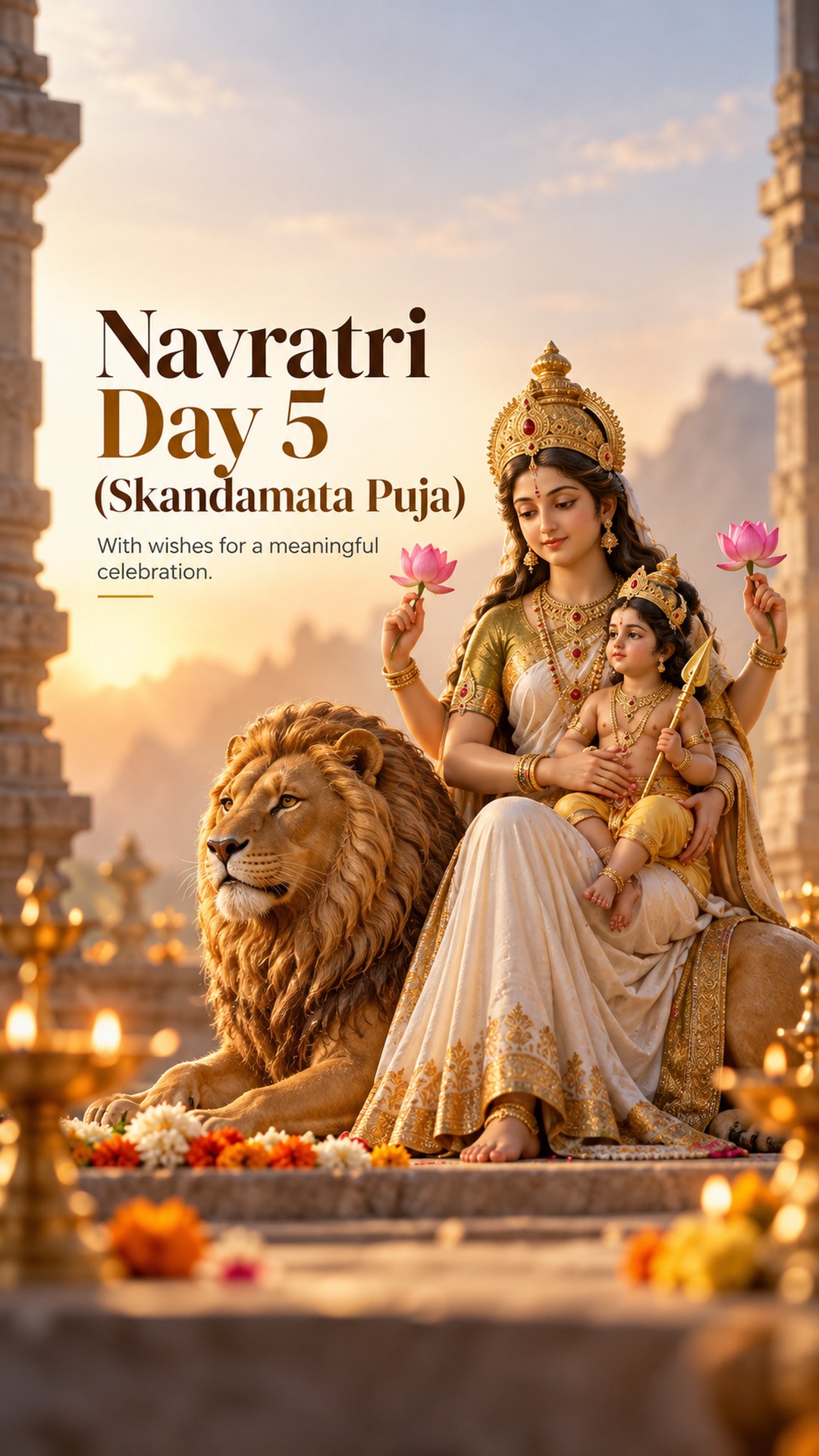 Navratri Day 5 (Skandamata Puja)