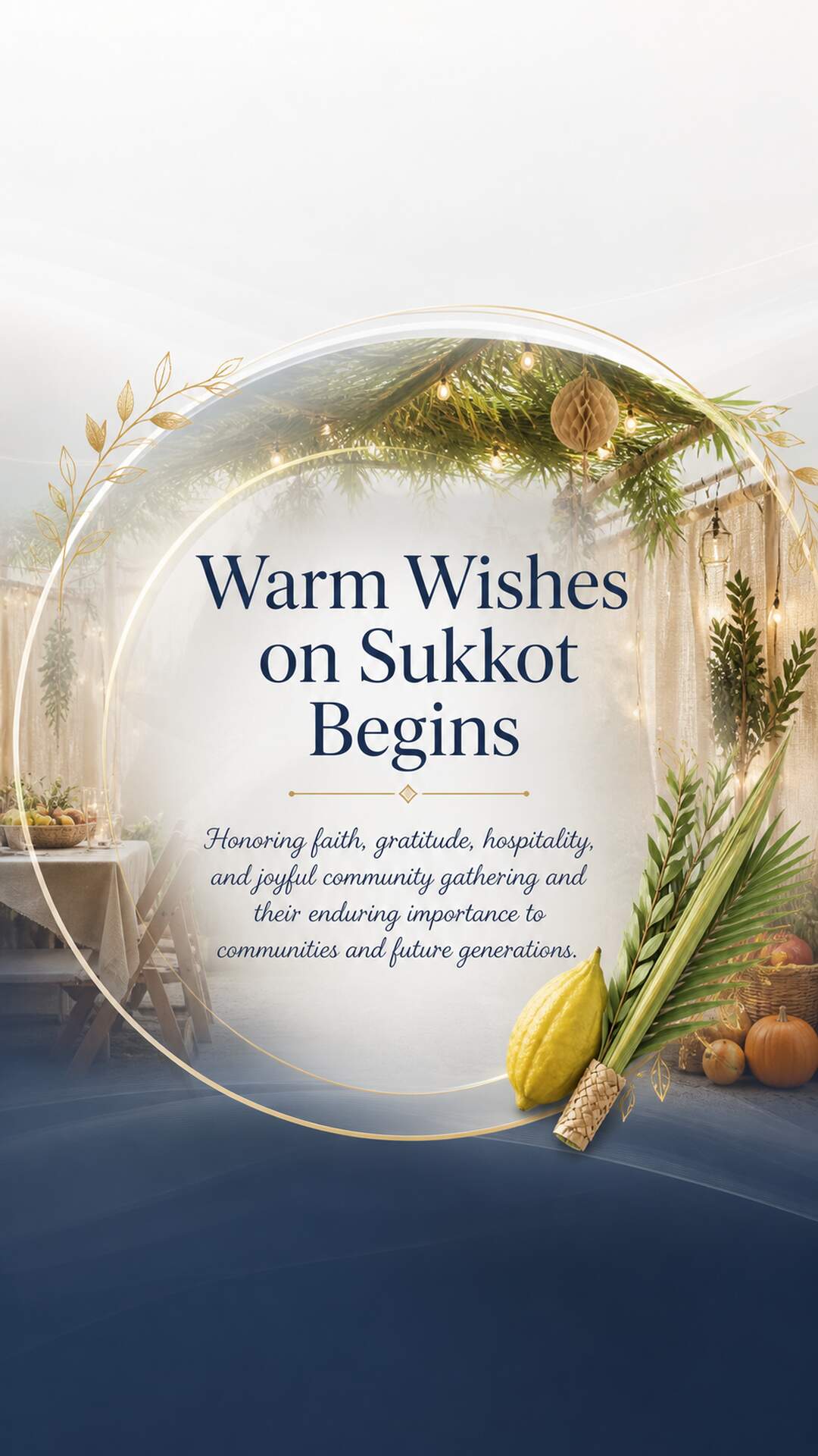 Sukkot Begins