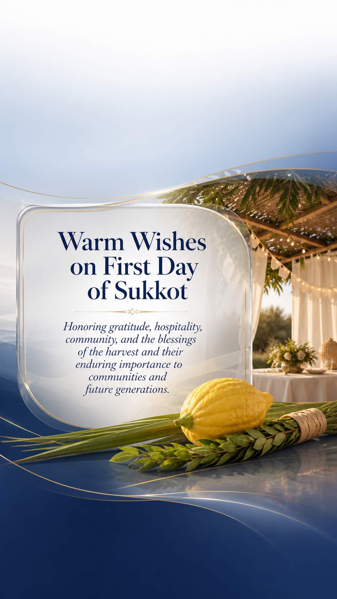 First Day of Sukkot