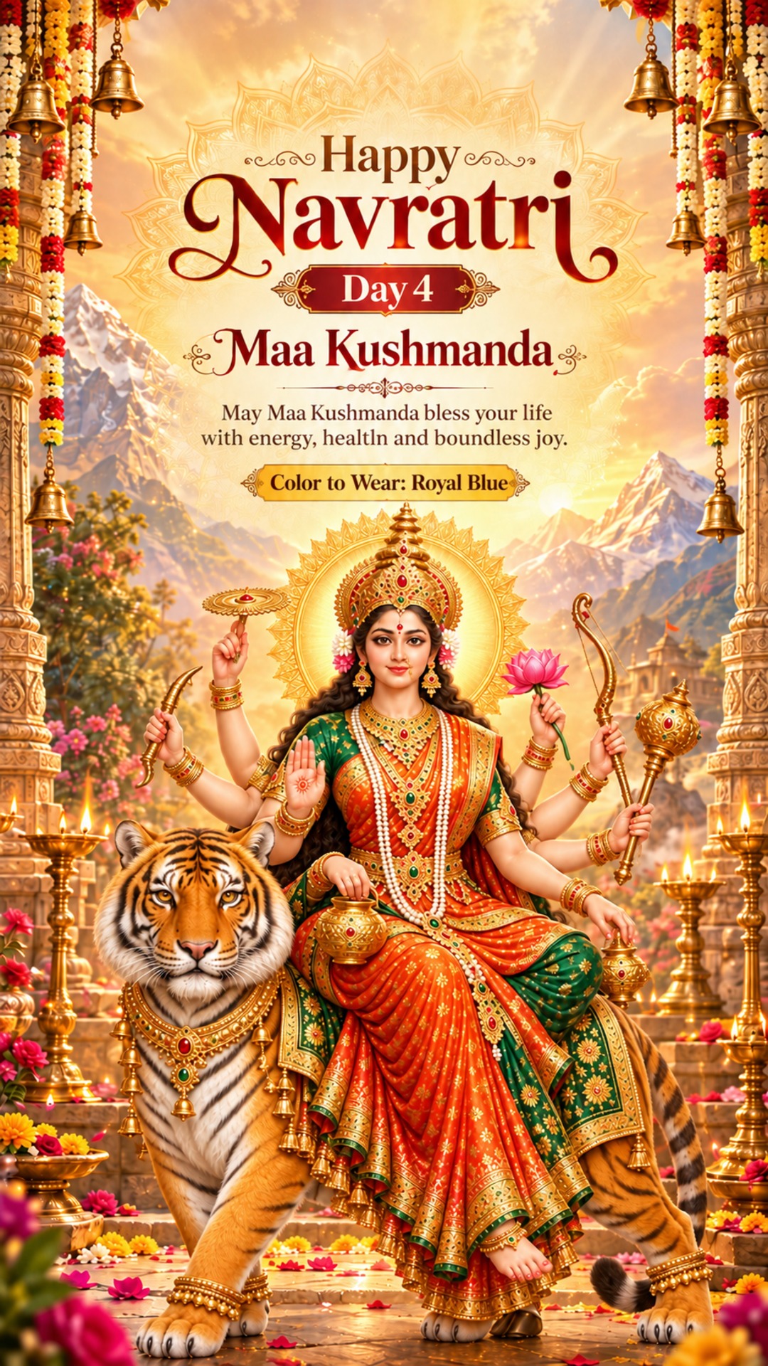 Navratri Day 4 (Kushmanda Puja)
