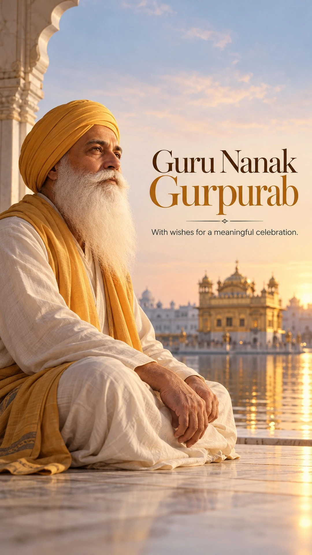 Guru Nanak Gurpurab - Guru Nanak Gurpurab Invitation Template by Reel Invite