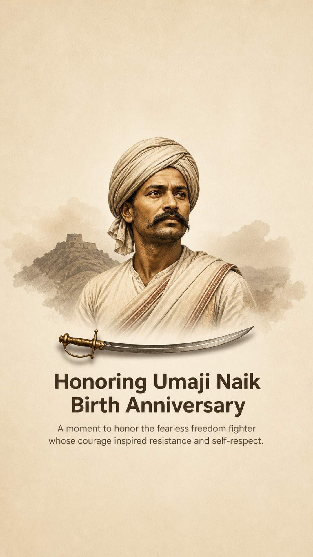 Umaji Naik Birth Anniversary