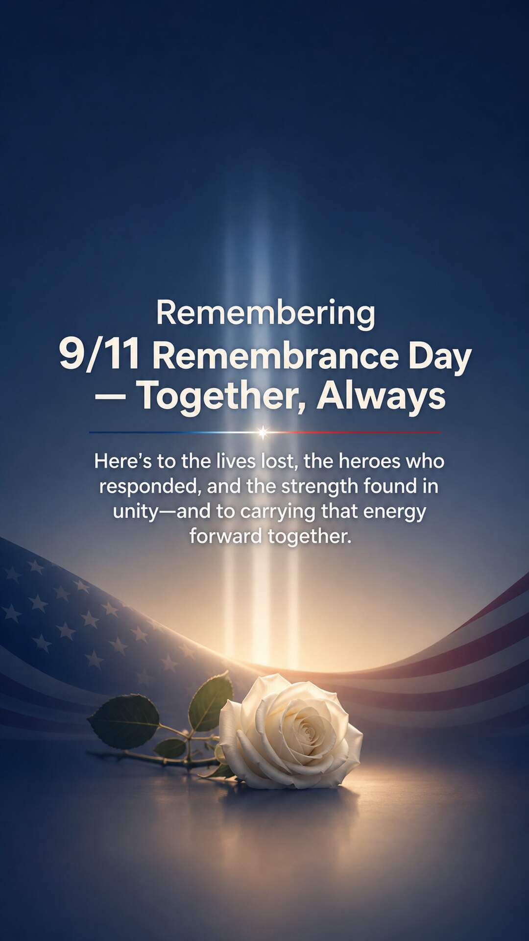 9/11 Remembrance Day - 9/11 Remembrance Day Invitation Template by Reel Invite