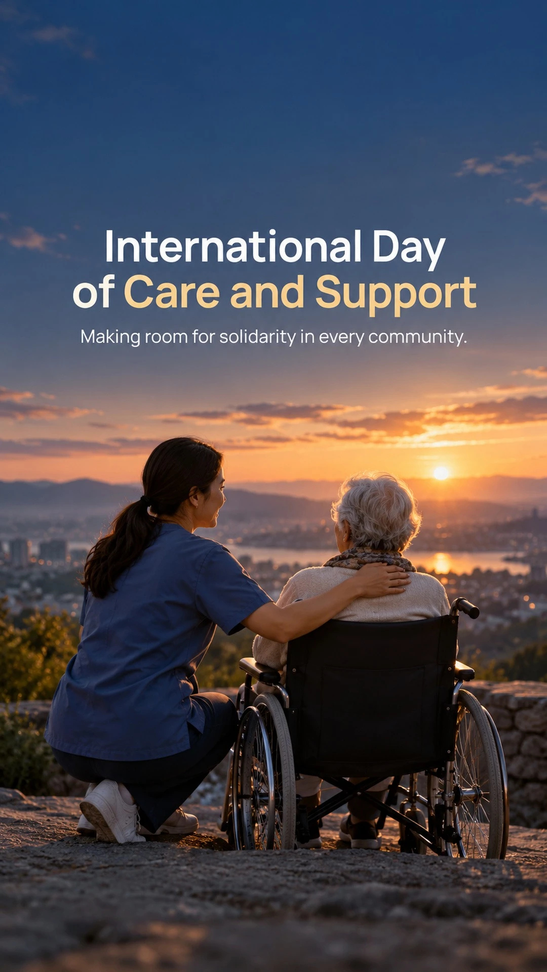 International Day of Care and Support - International Day of Care and Support Invitation Template by Reel Invite