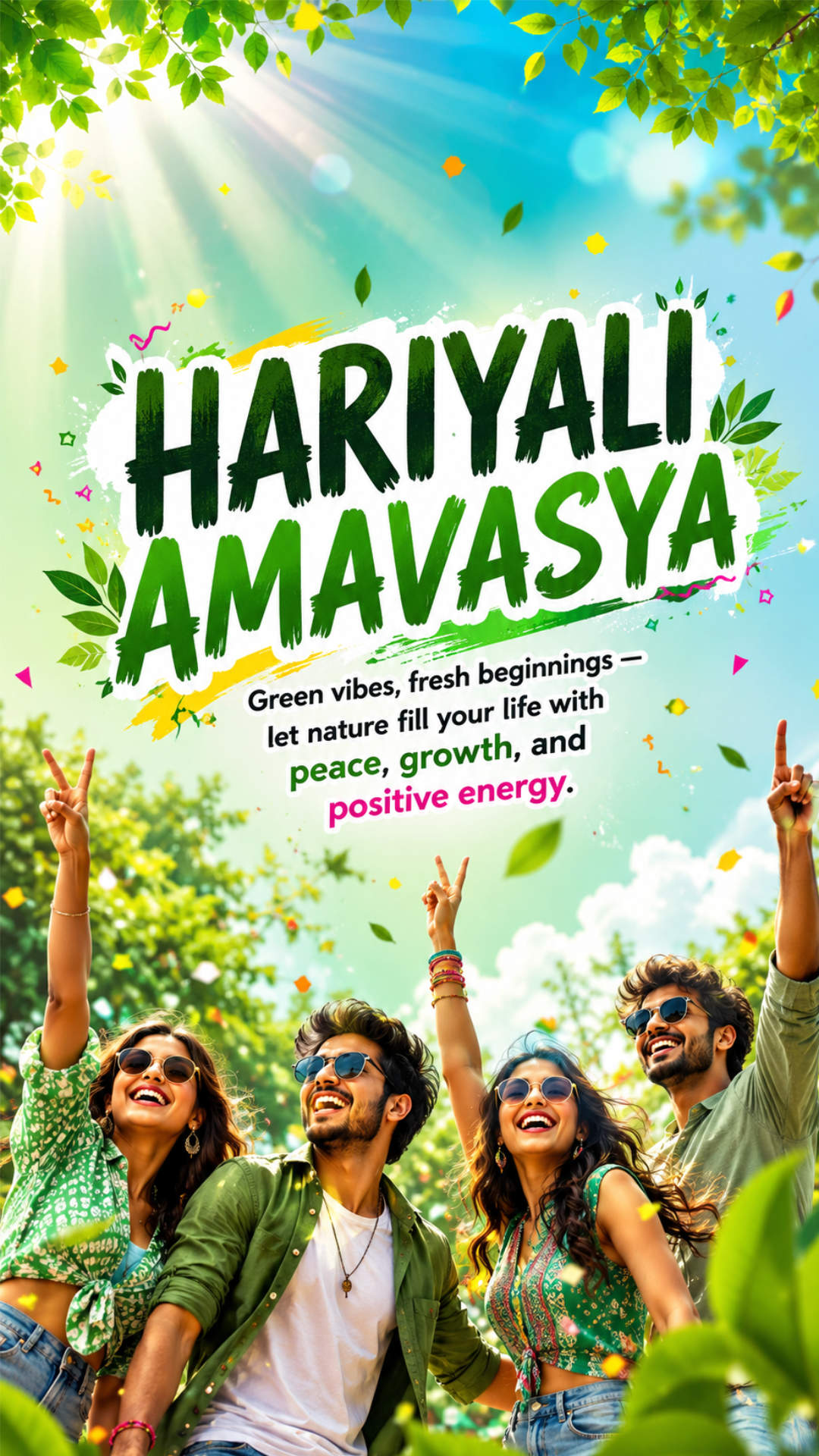 Hariyali Amavasya - Hariyali Amavasya Invitation Template by Reel Invite