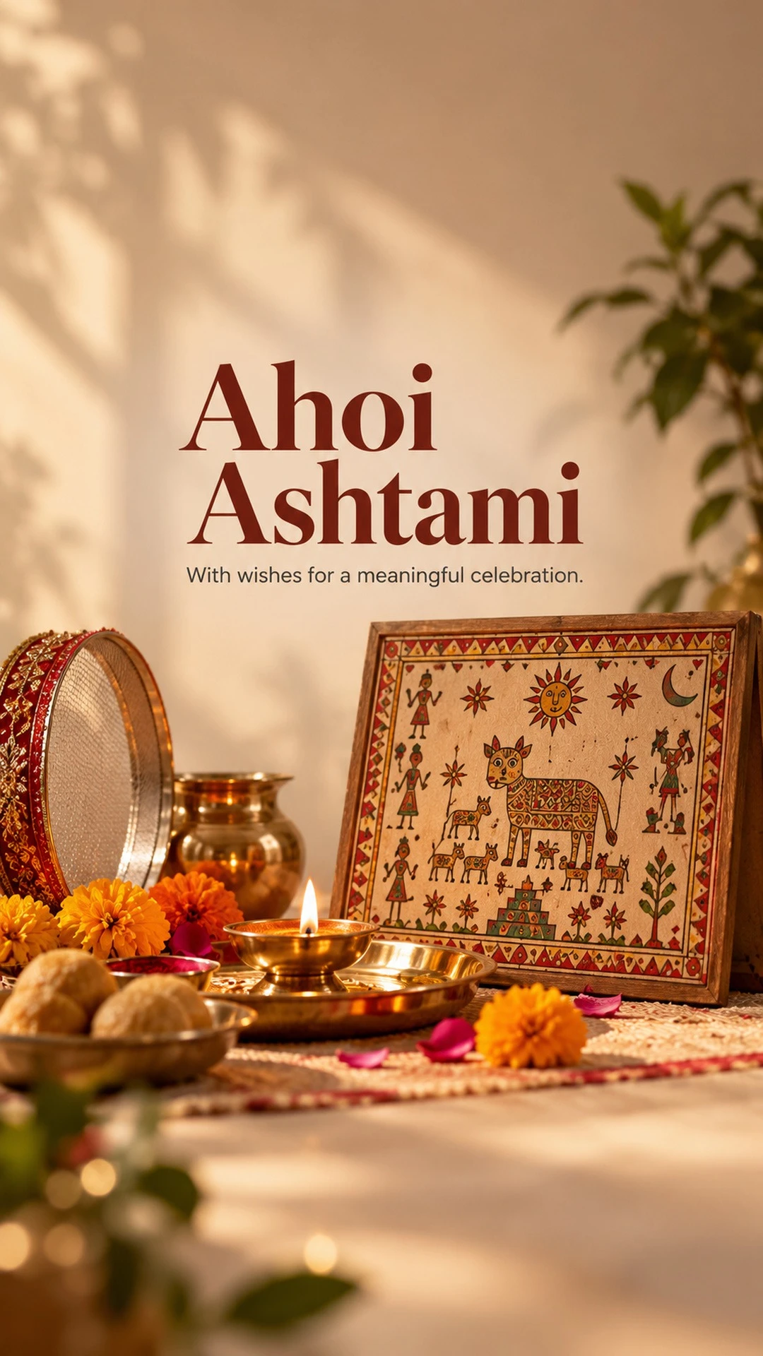 Ahoi Ashtami - Ahoi Ashtami Invitation Template by Reel Invite