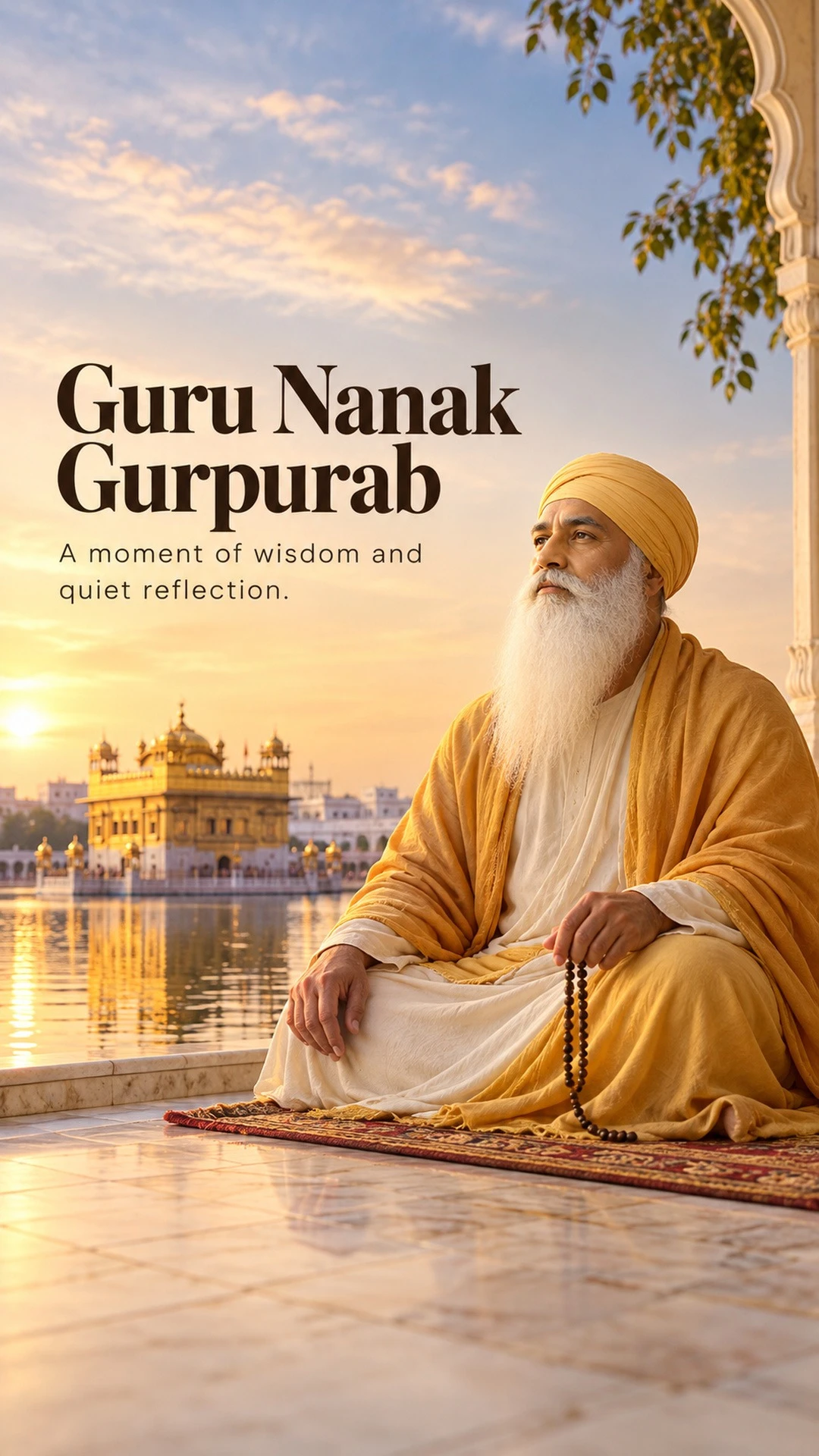 Guru Nanak Gurpurab - Guru Nanak Gurpurab Invitation Template by Reel Invite