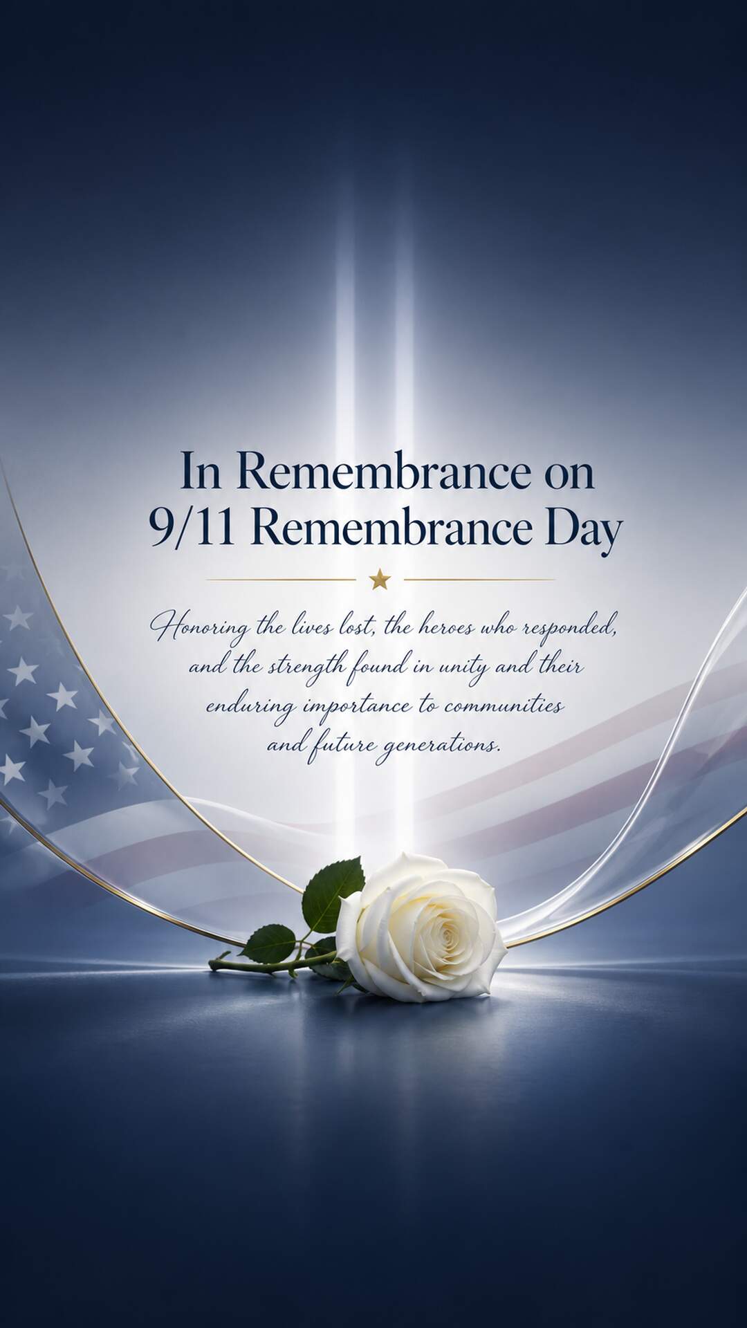 9/11 Remembrance Day - 9/11 Remembrance Day Invitation Template by Reel Invite