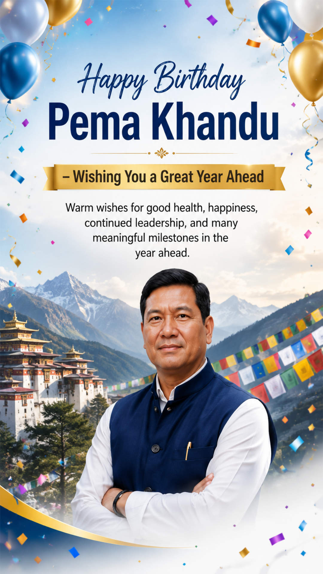Pema Khandu Birthday
