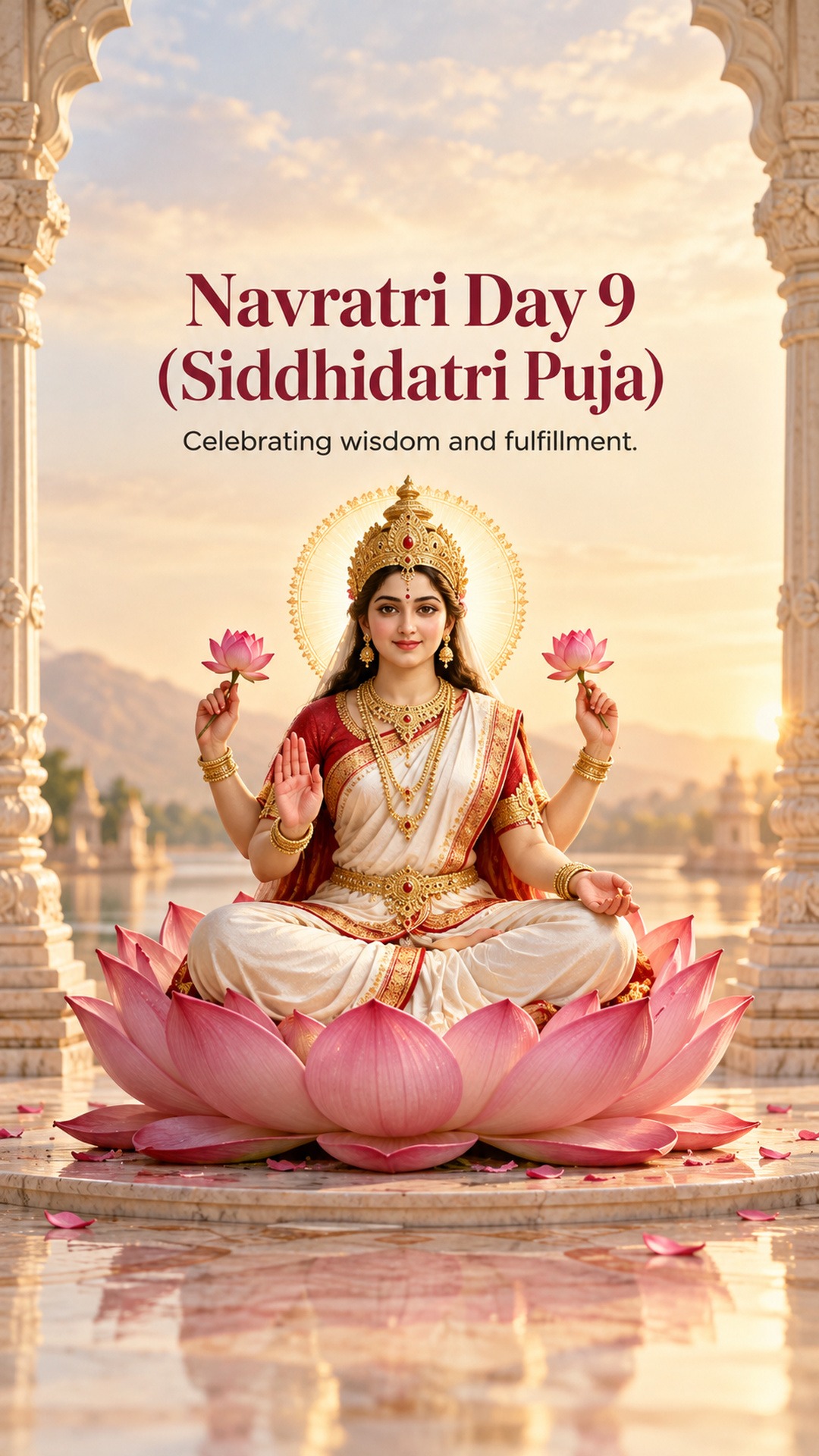 Navratri Day 9 (Siddhidatri Puja)