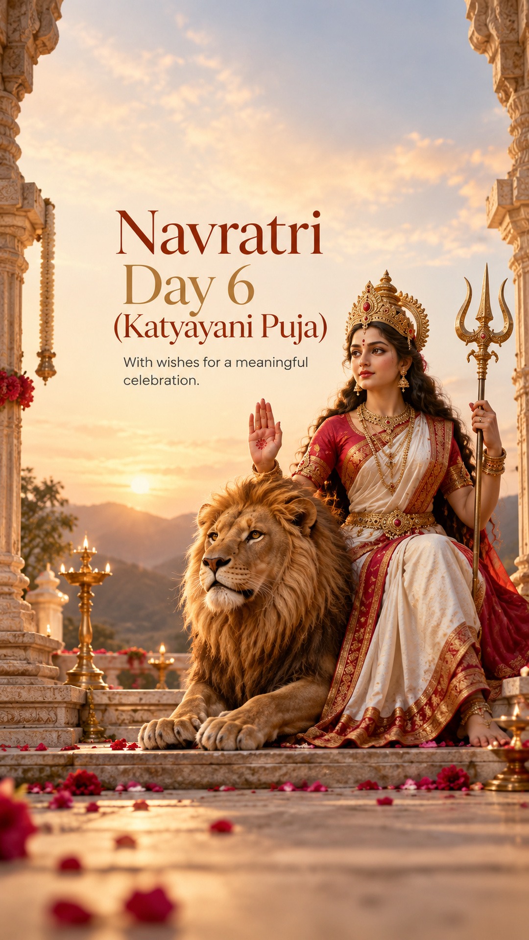 Navratri Day 6 (Katyayani Puja)