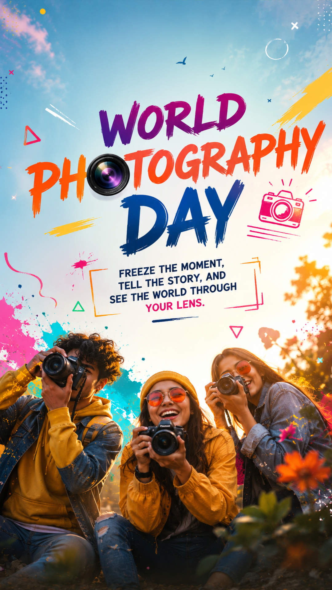 World Photography Day - World Photography Day Invitation Template by Reel Invite