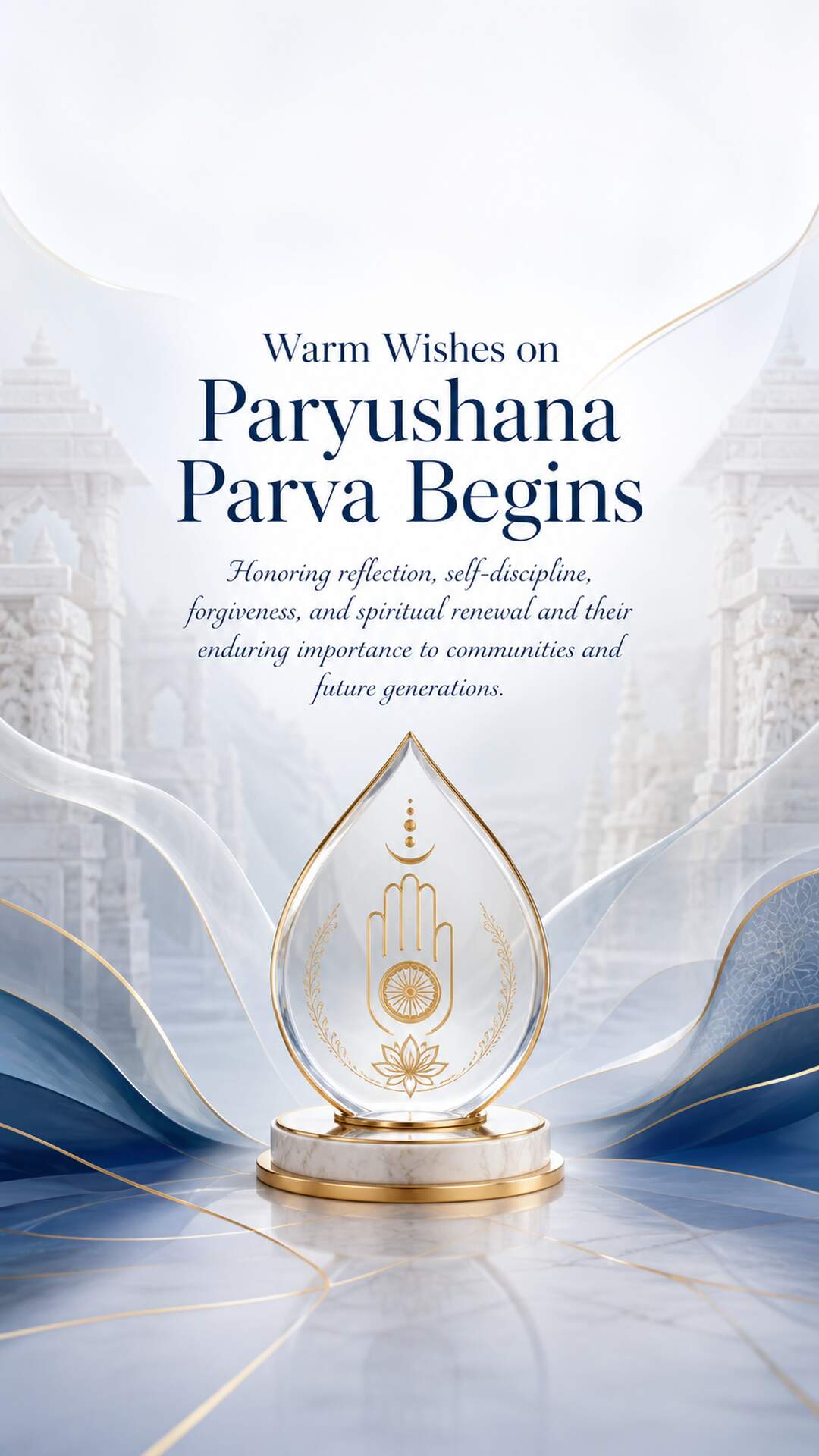 Paryushana Parva Begins - Paryushana Parva Begins Invitation Template by Reel Invite