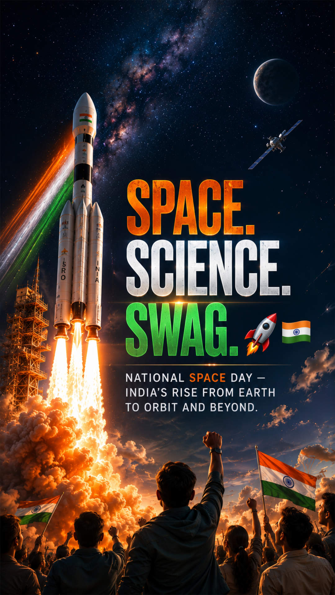 National Space Day - National Space Day Invitation Template by Reel Invite