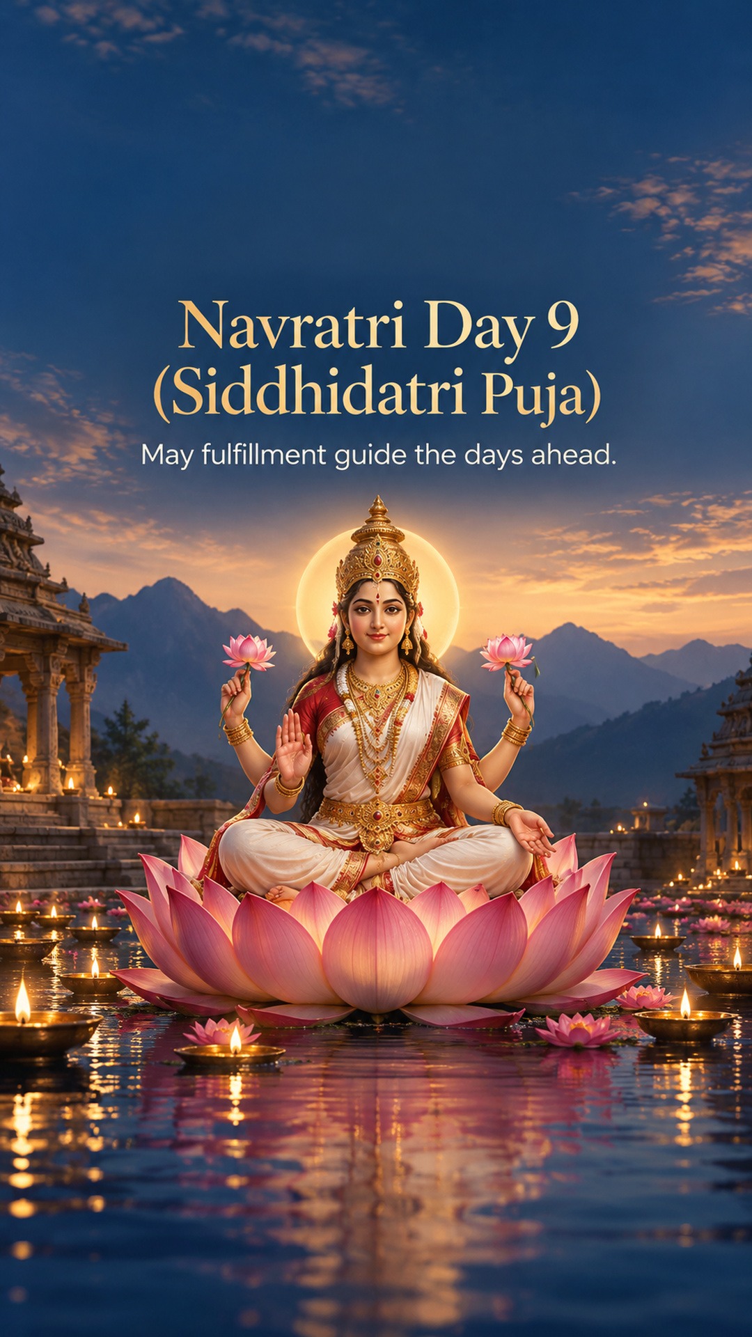 Navratri Day 9 (Siddhidatri Puja)