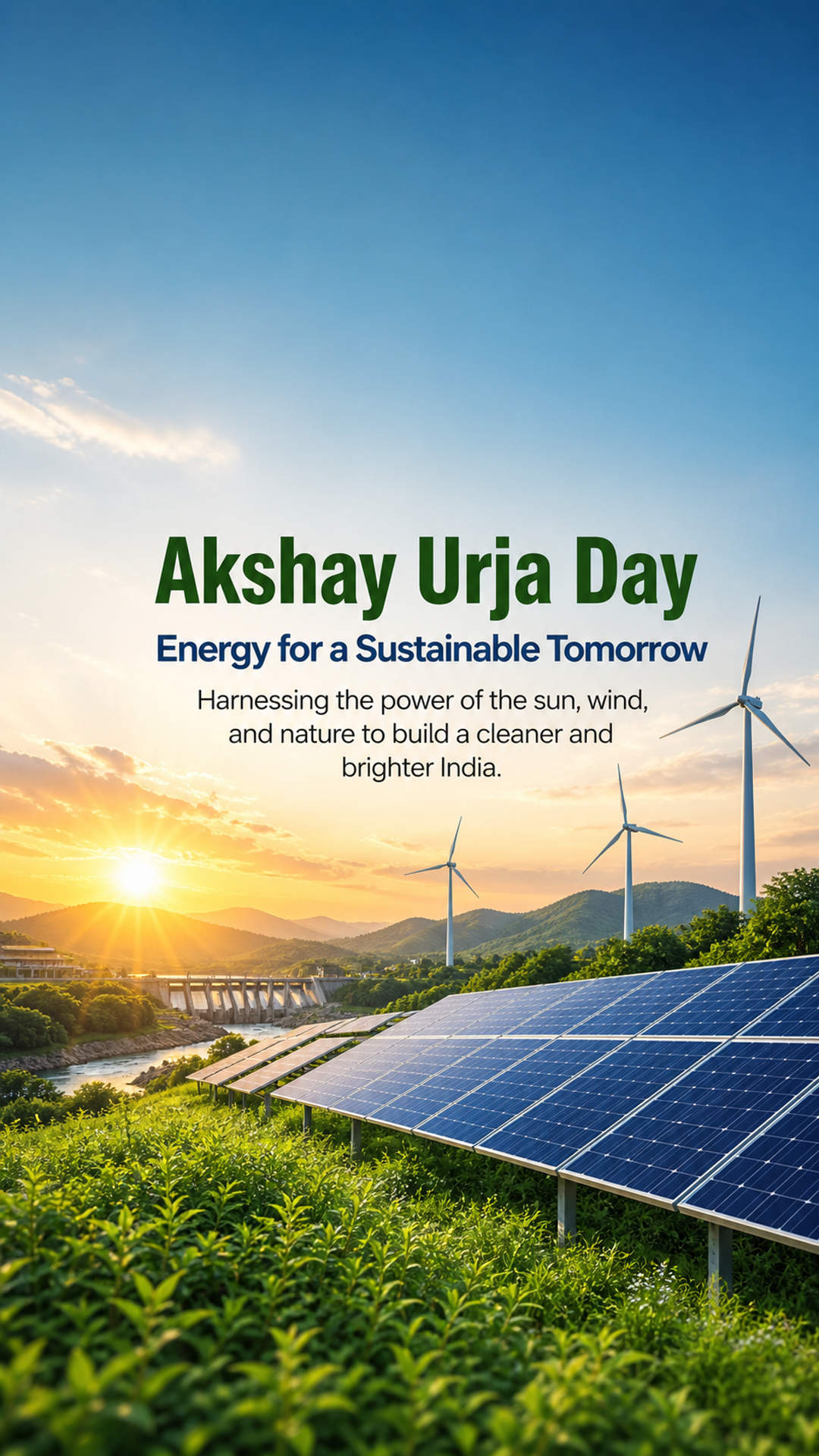 Akshay Urja Day - Akshay Urja Day Invitation Template by Reel Invite