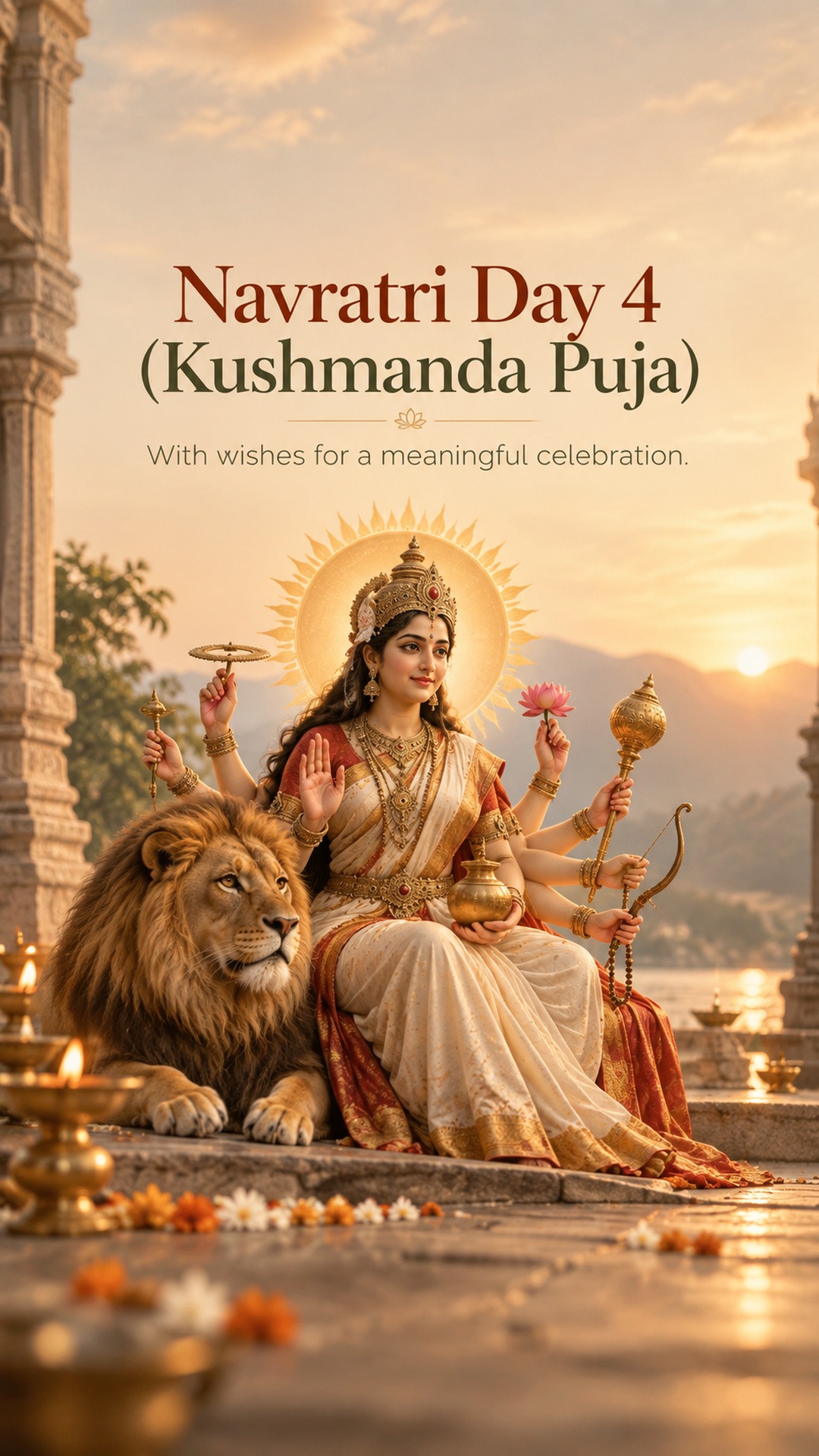 Navratri Day 4 (Kushmanda Puja)