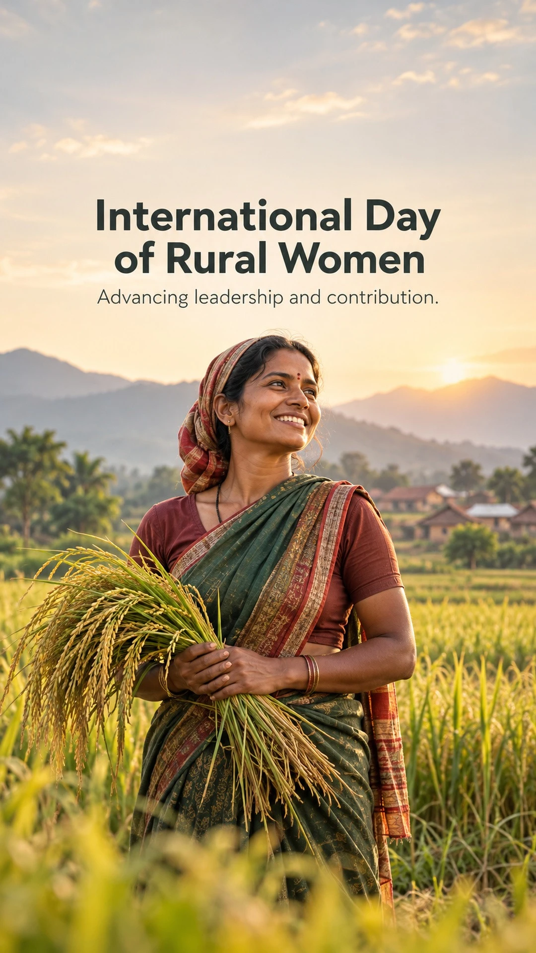International Day of Rural Women - International Day of Rural Women Invitation Template by Reel Invite