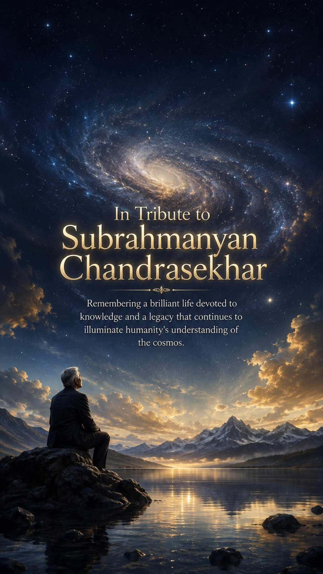 Subrahmanyan Chandrasekhar Death Anniversary