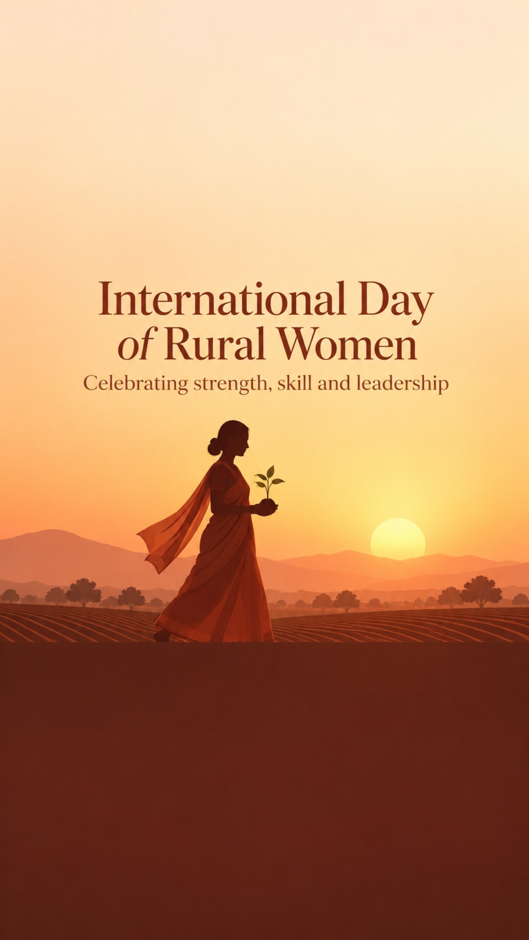 International Day of Rural Women - International Day of Rural Women Invitation Template by Reel Invite