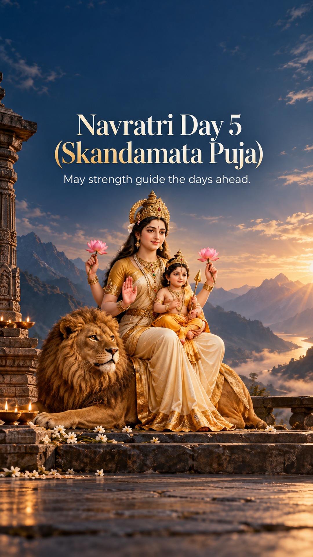 Navratri Day 5 (Skandamata Puja)