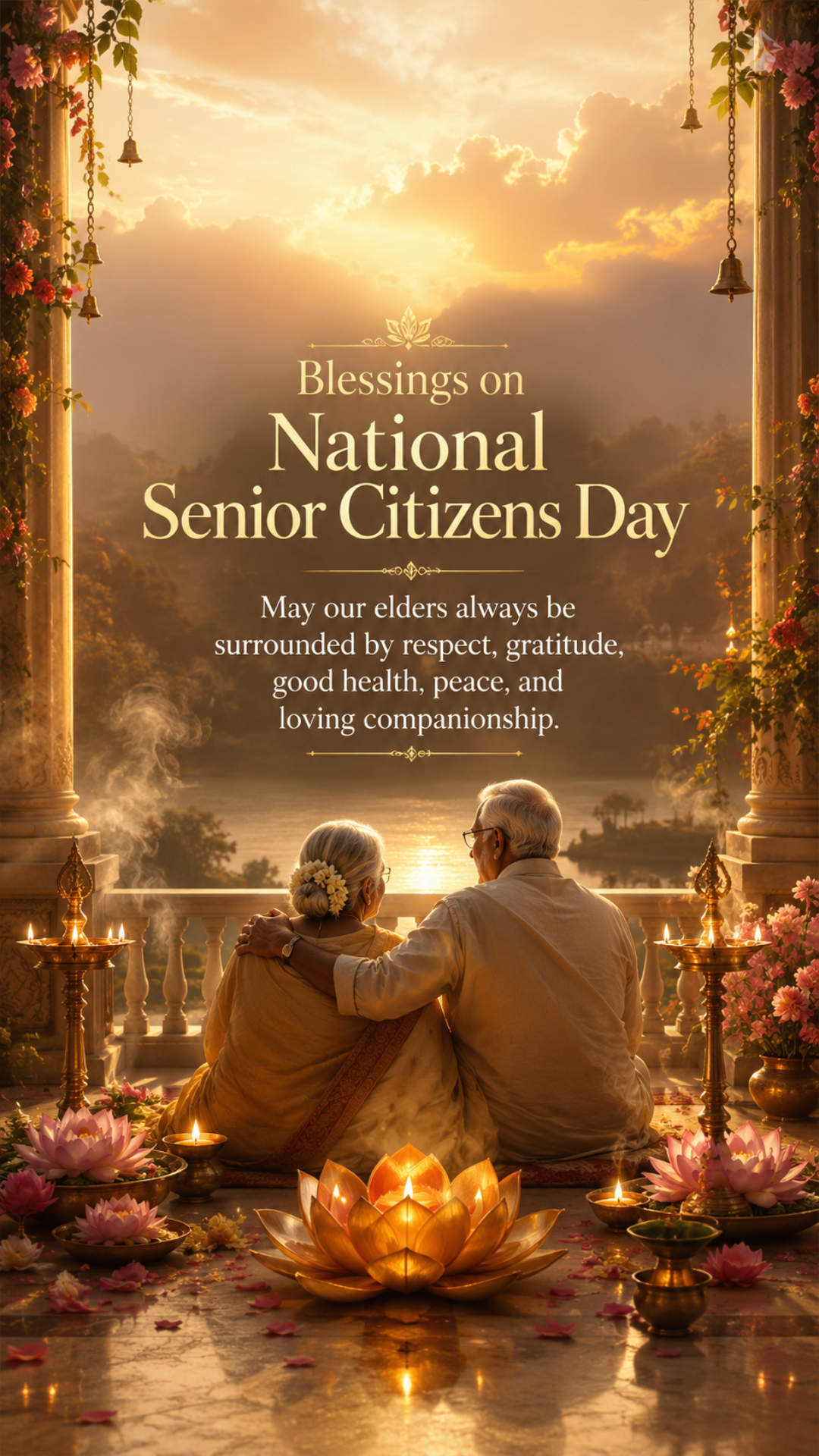 National Senior Citizens Day - National Senior Citizens Day Invitation Template by Reel Invite