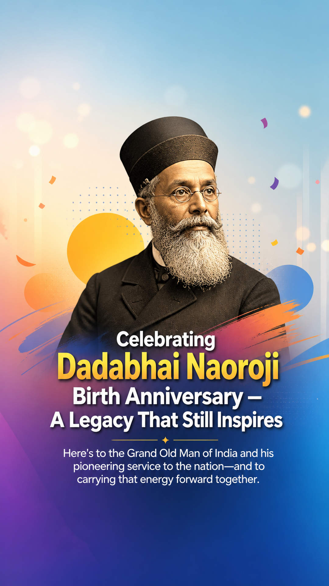 Dadabhai Naoroji Birth Anniversary