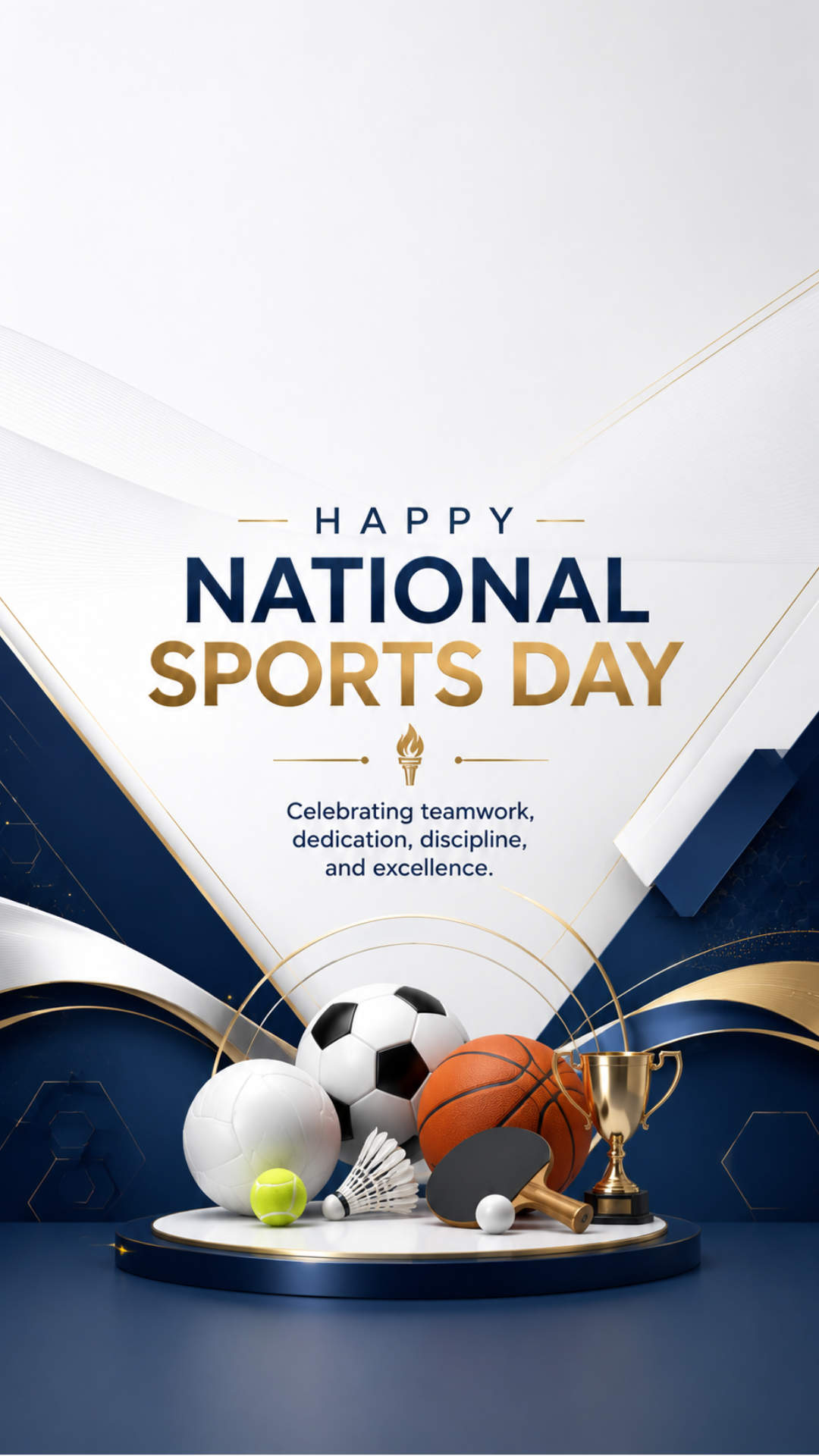 National Sports Day - National Sports Day Invitation Template by Reel Invite