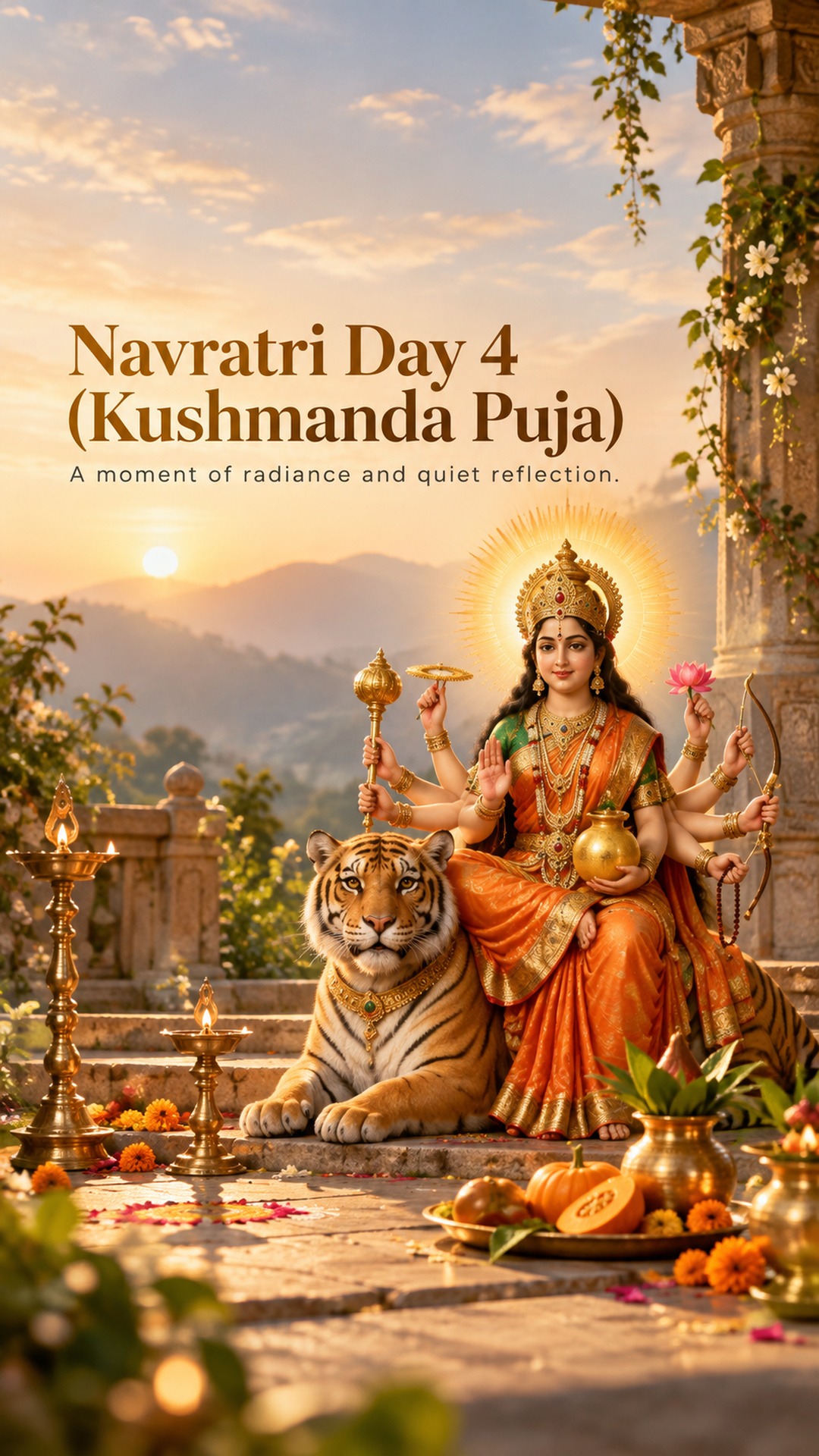Navratri Day 4 (Kushmanda Puja)