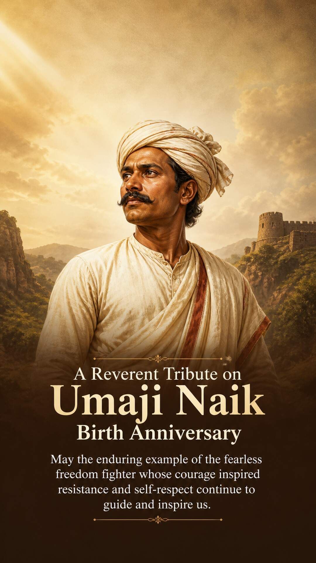 Umaji Naik Birth Anniversary