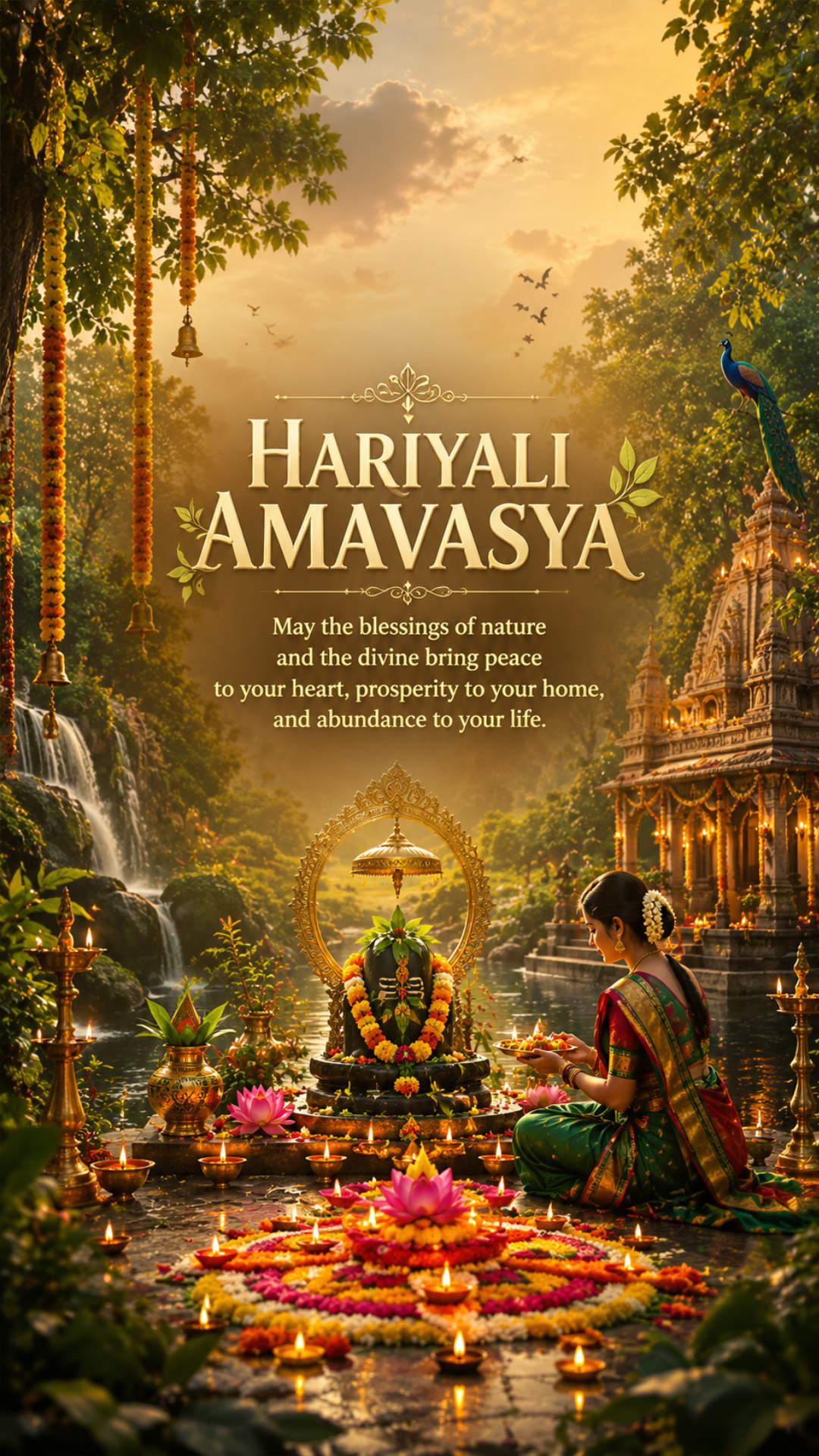 Hariyali Amavasya - Hariyali Amavasya Invitation Template by Reel Invite
