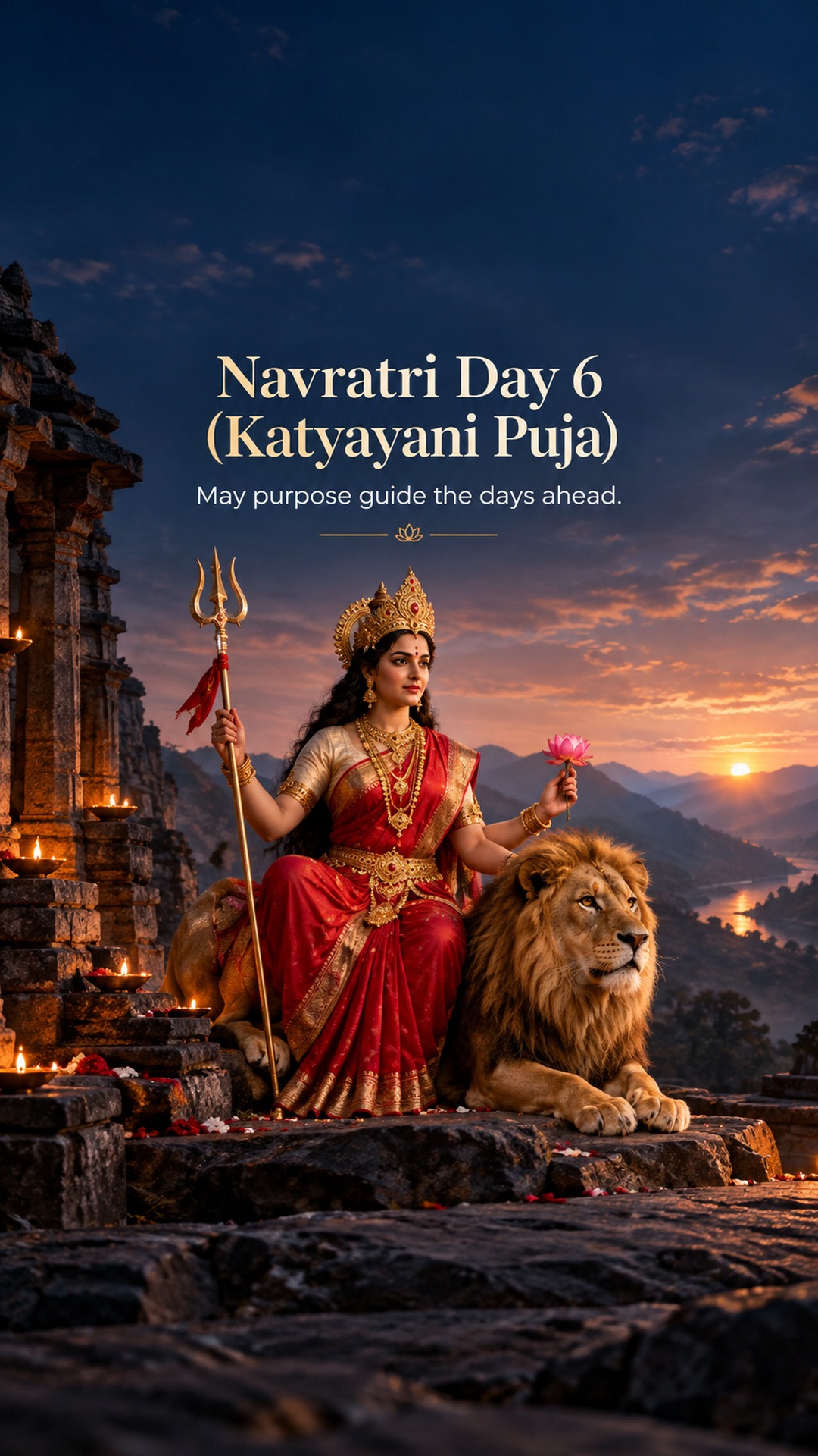 Navratri Day 6 (Katyayani Puja)