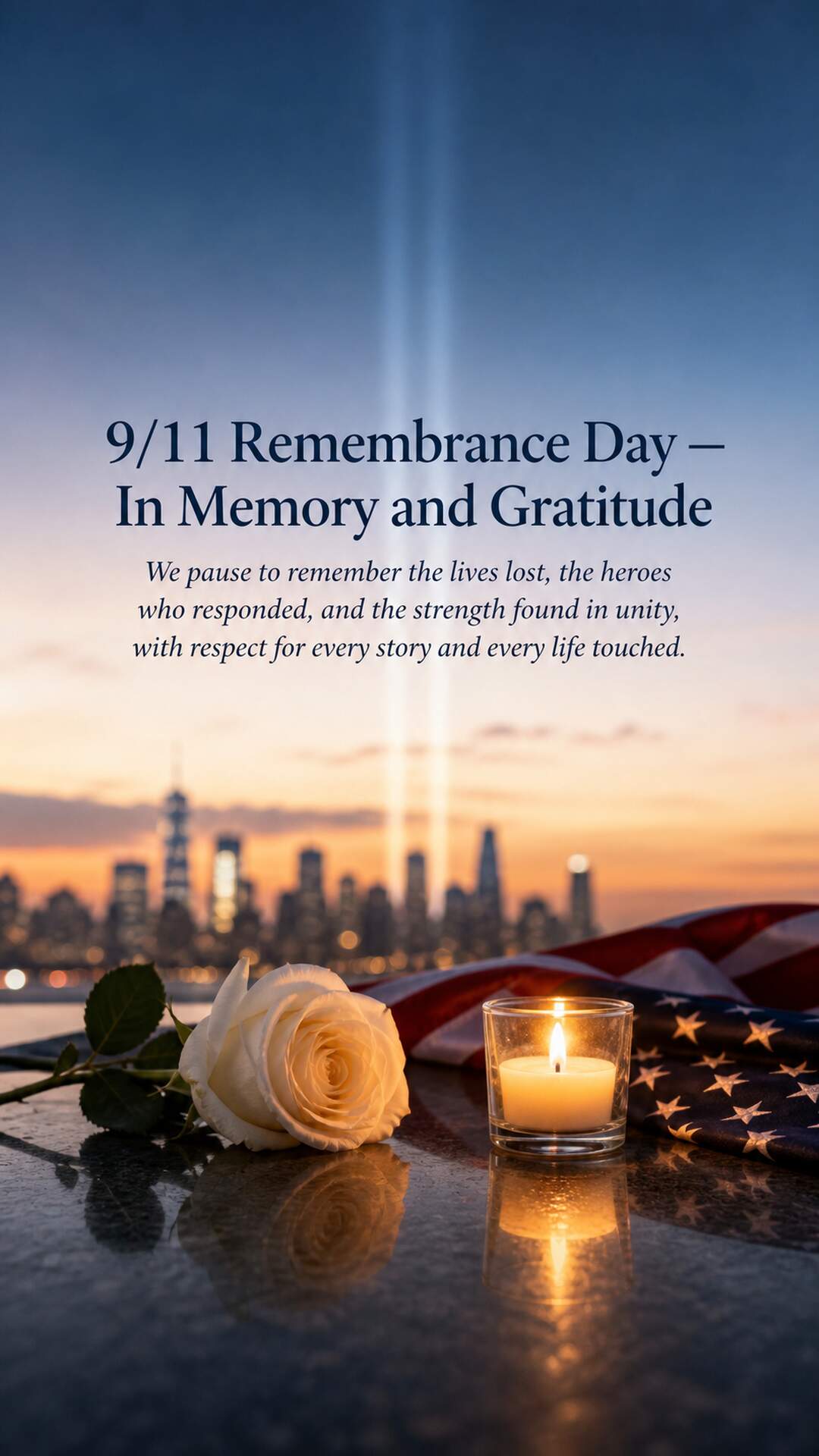 9/11 Remembrance Day - 9/11 Remembrance Day Invitation Template by Reel Invite